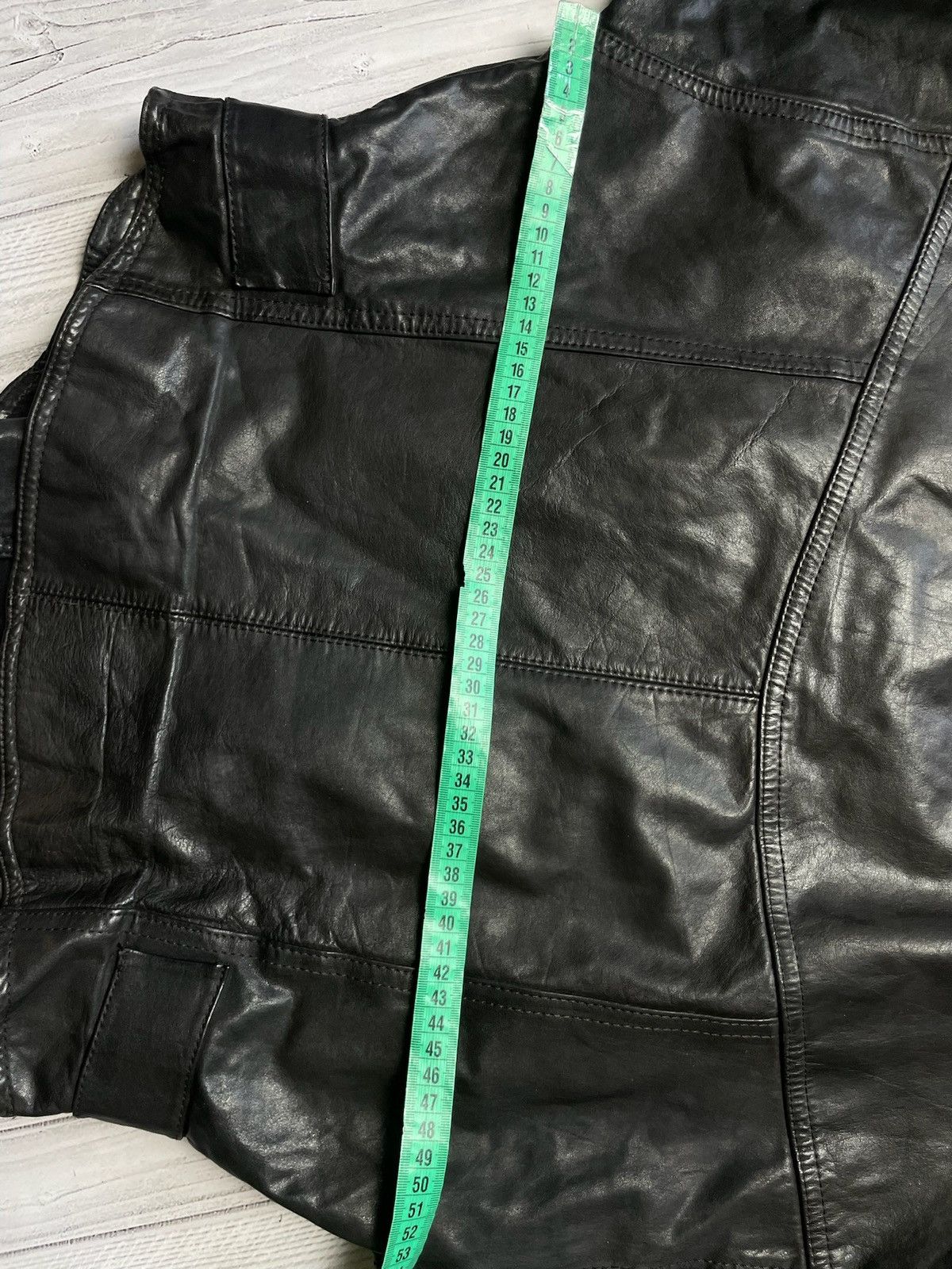 Vintage Vintage Leather Jacket black size S/M logo American Biker Size US M / EU 48-50 / 2 - 8 Thumbnail