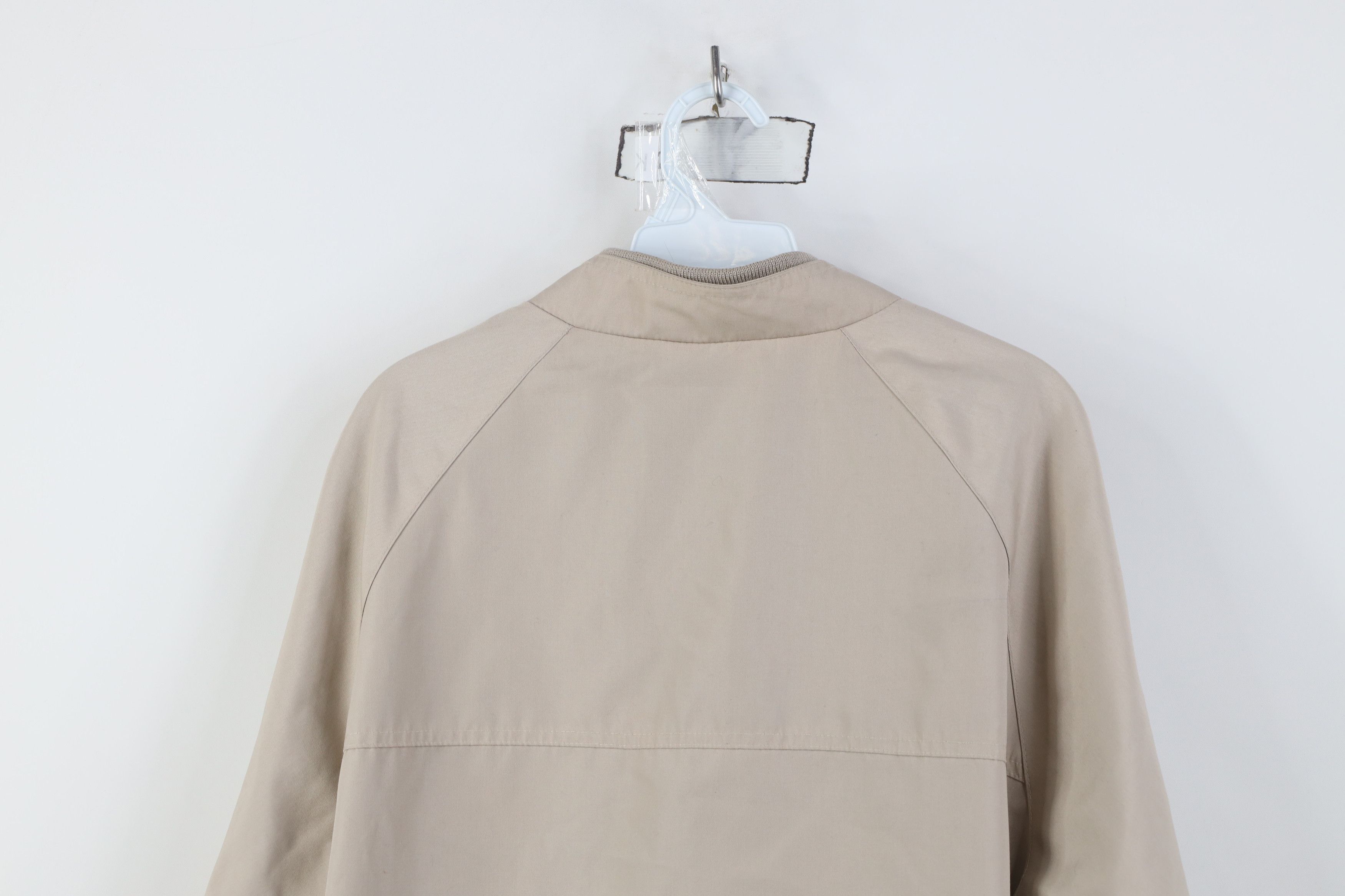 Vintage Vintage 70s Streetwear Full Zip Racer Bomber Jacket Beige Size US XXL / EU 58 / 5 - 15 Thumbnail