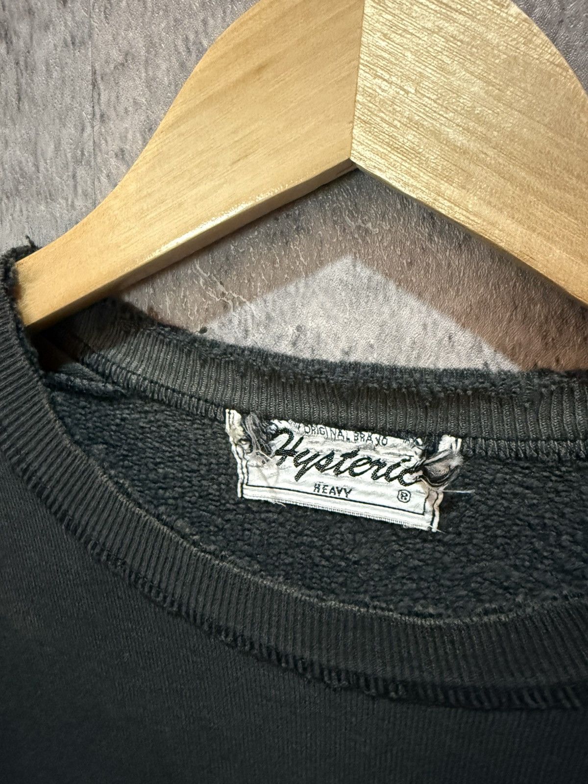 Hysteric Glamour × Japanese Brand 90s Hysteric Glamour Boxy SunFaded Distressed Sweatshirt Size US M / EU 48-50 / 2 - 13 Thumbnail