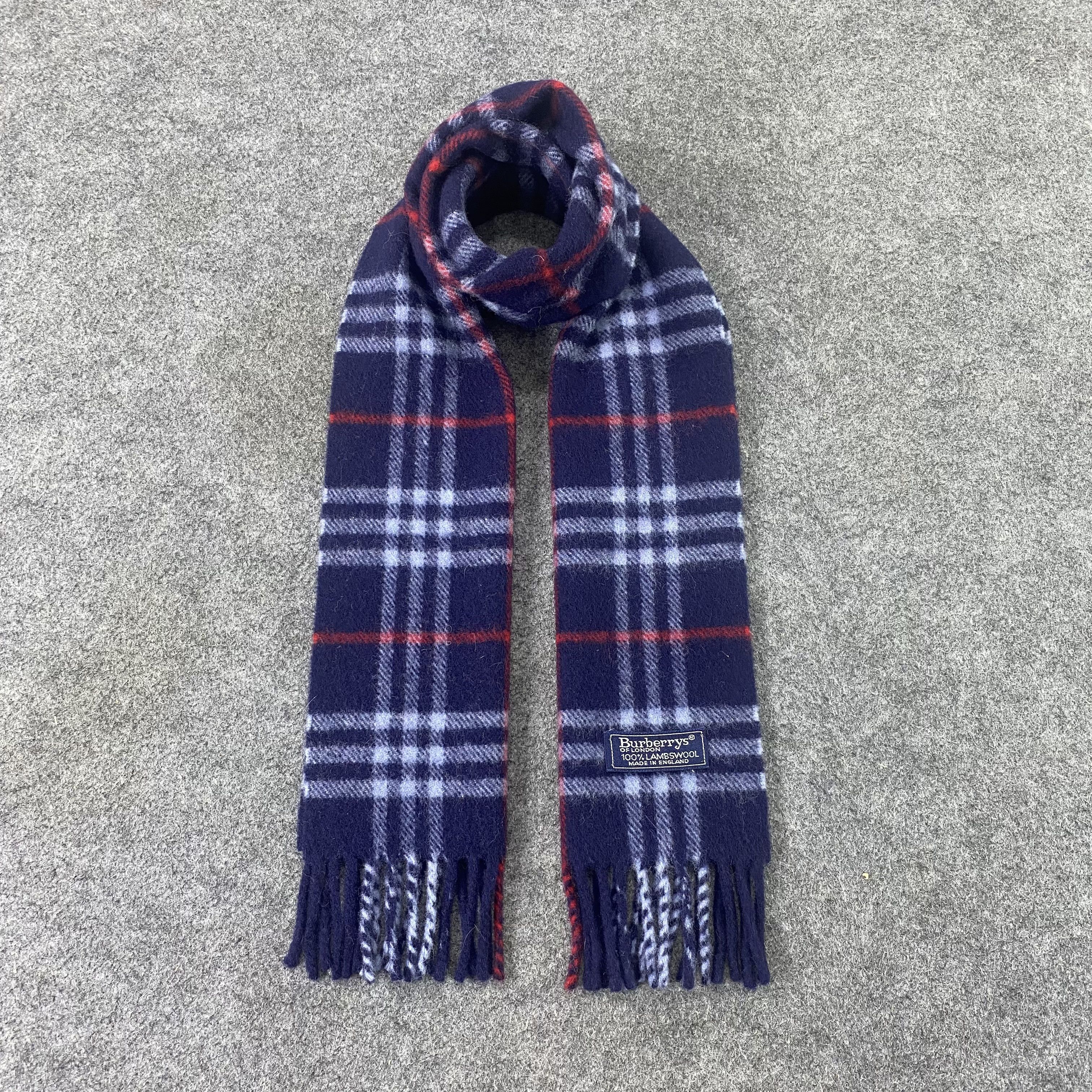 Burberry Burberry Wool Muffler / Scarf / Neckwear - T1362 Size ONE SIZE - 1 Thumbnail