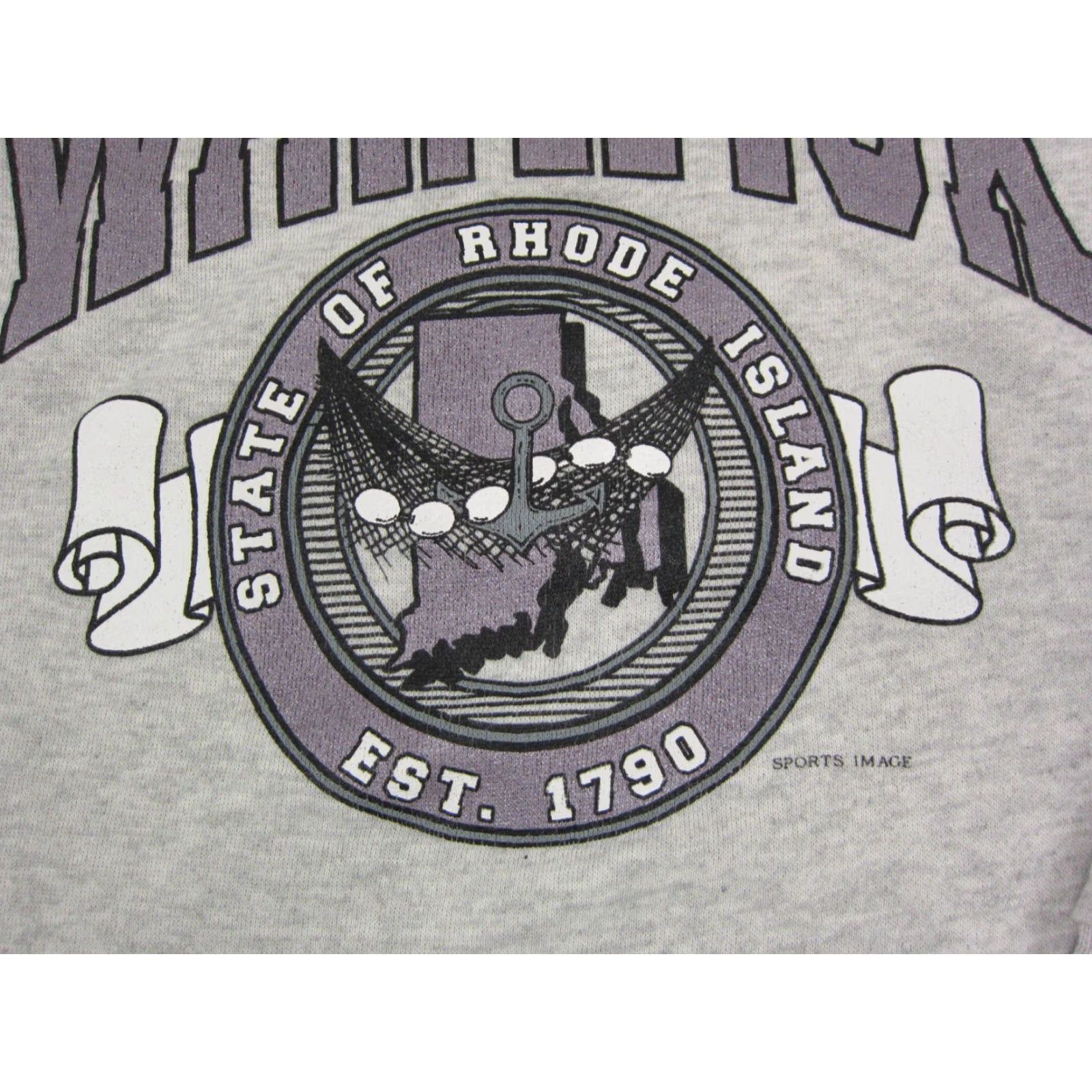 Hanes VINTAGE Hanes Sweatshirt Mens XL Gray Crew Neck Pullover 90s USA Made Cotton Fleece Logo Shirt Size US XL / EU 56 / 4 - 3 Thumbnail