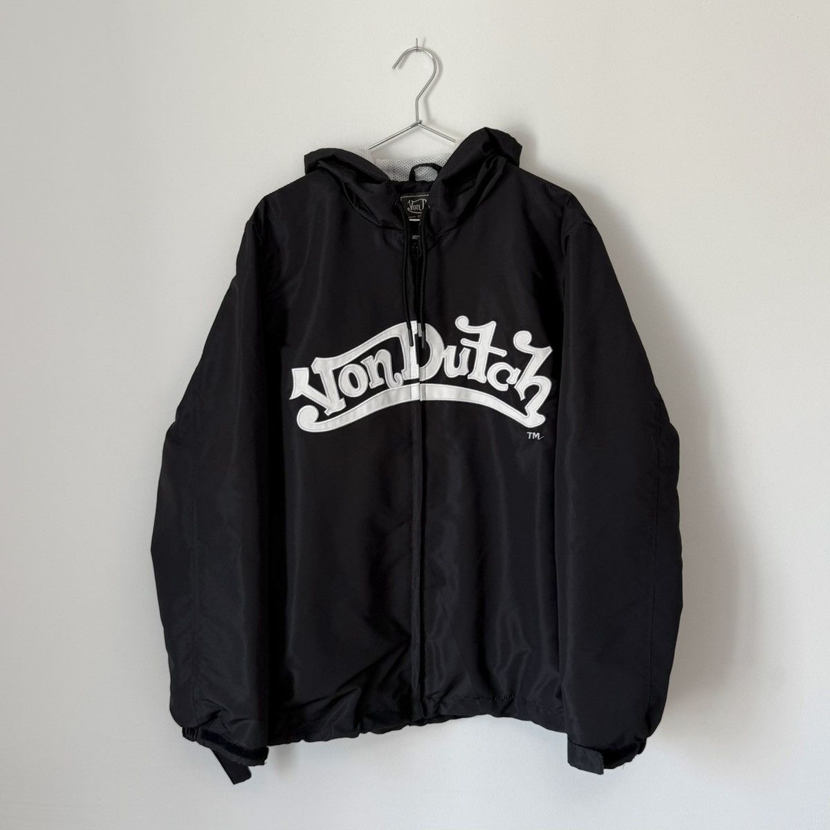 Von Dutch Vtg Von Dutch Flying Eyeball Logo Hooded Windbreaker Jacket Size US L / EU 52-54 / 3 - 2 Thumbnail