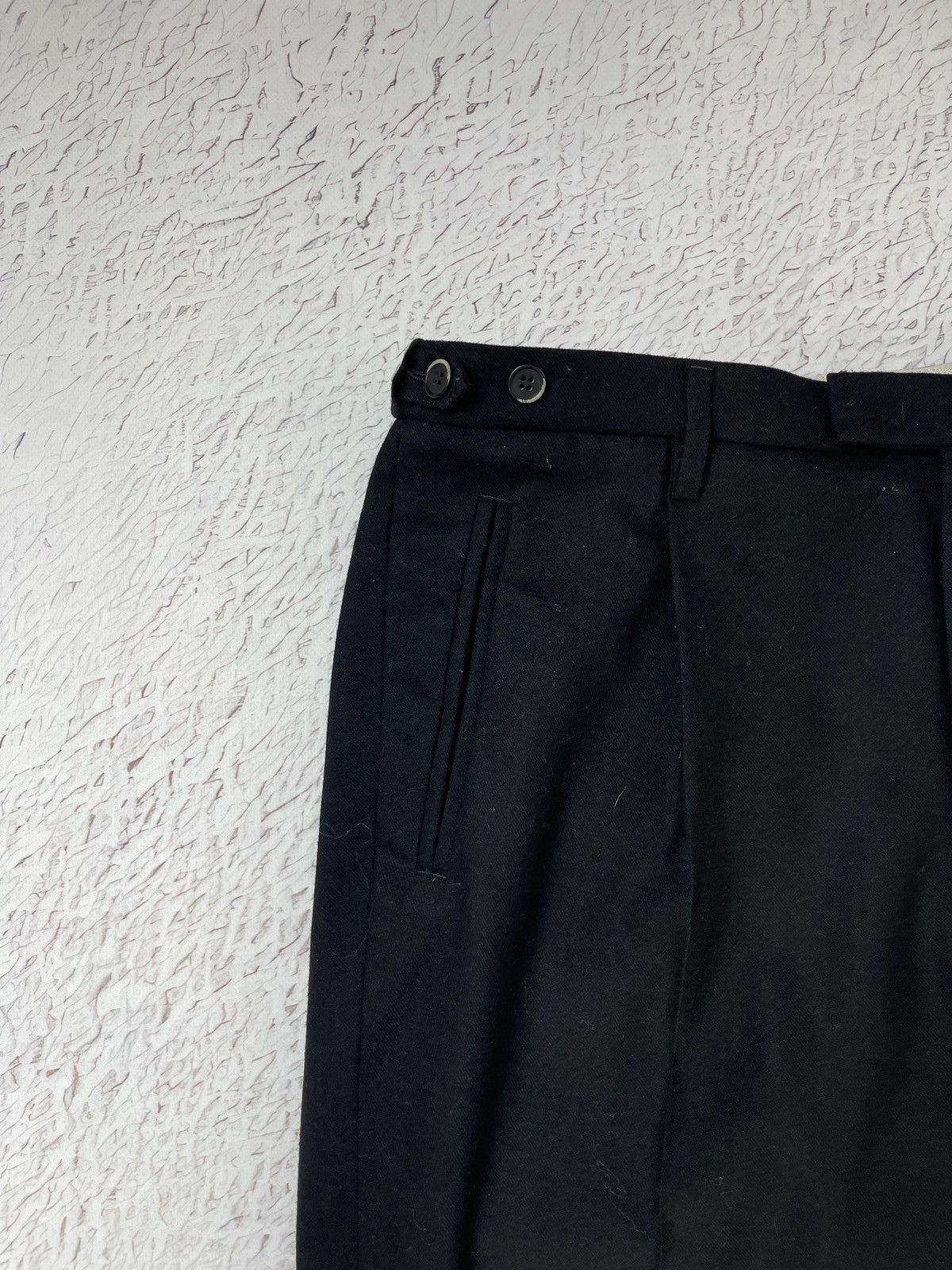 Barena Barena Venezia black wool classic casual pants Size US 34 / EU 50 - 8 Thumbnail