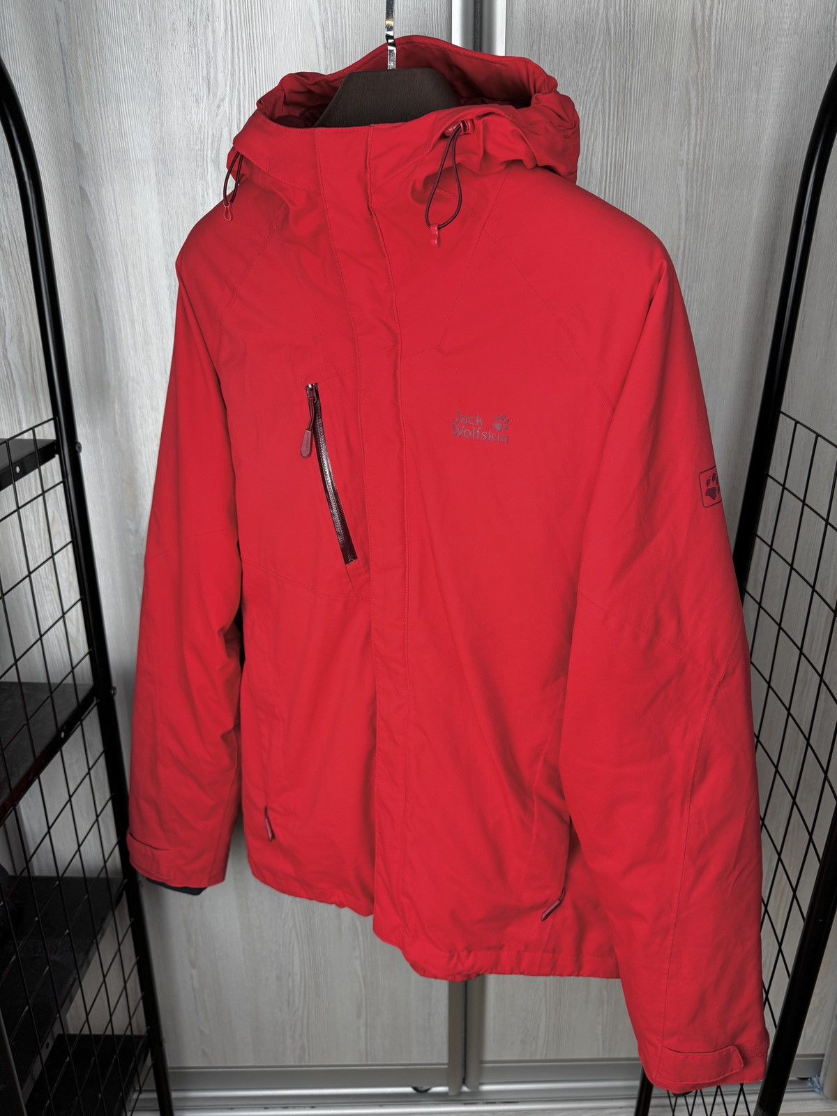 Jack Wolfskin Jack Wolfskin Men Troposphere Ruby Red Winter Down Jacket Size US L / EU 52-54 / 3 - 7 Thumbnail
