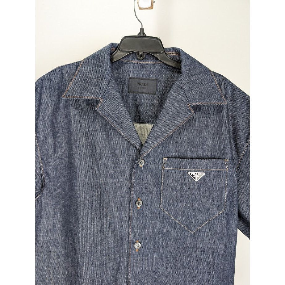 Prada o1rshd1 Selvage Denim in Blue Size US XXL / EU 58 / 5 - 3 Thumbnail