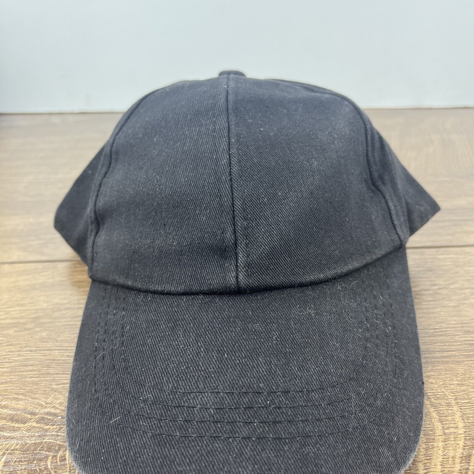 Other Black Baseball Hat Black Baseball Cap Hat Adjustable Adult S Size ONE SIZE - 5 Thumbnail