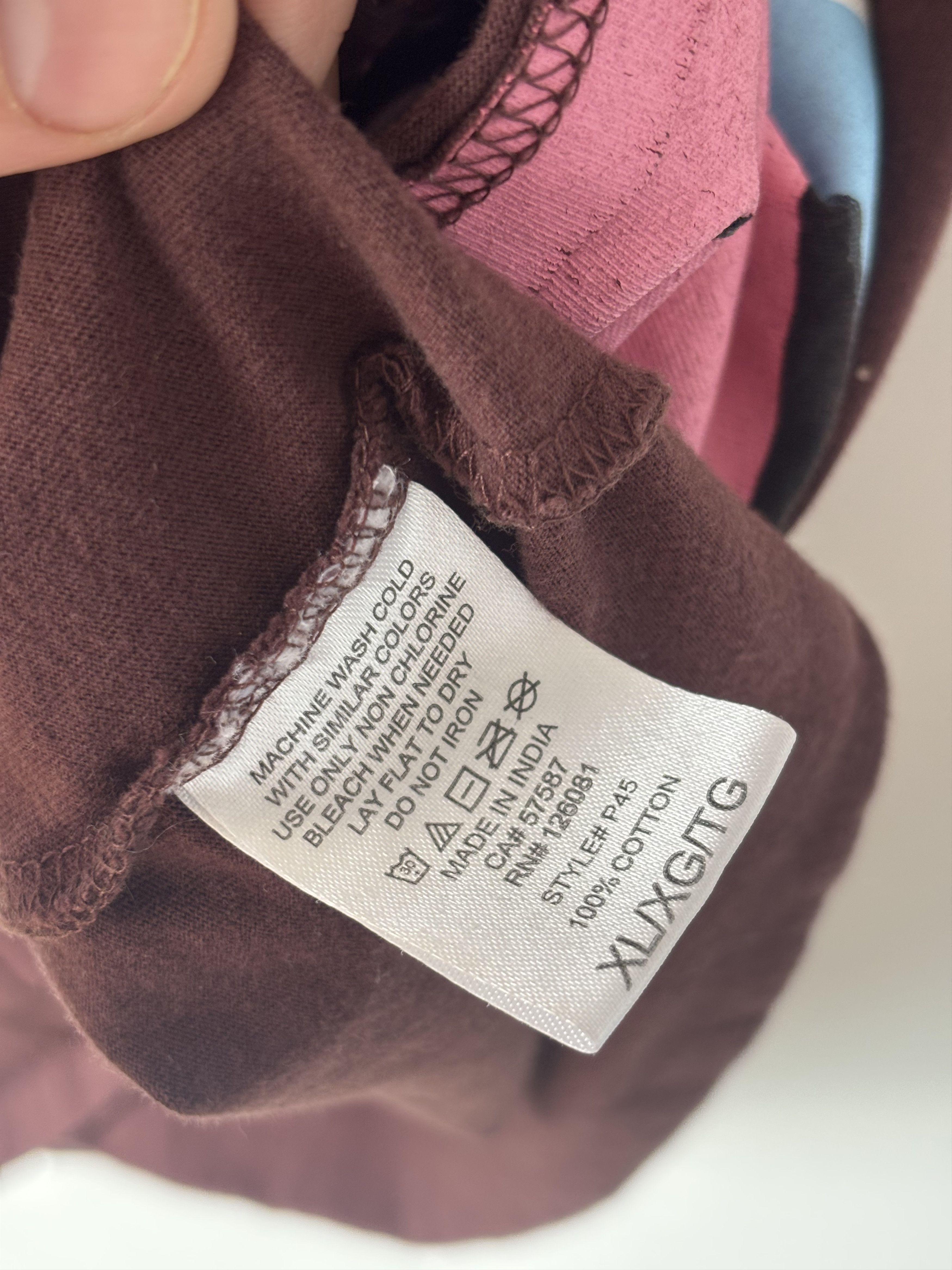 Paterson League Paterson Tennis Screenprint Tee Brown XL Size US XL / EU 56 / 4 - 5 Thumbnail