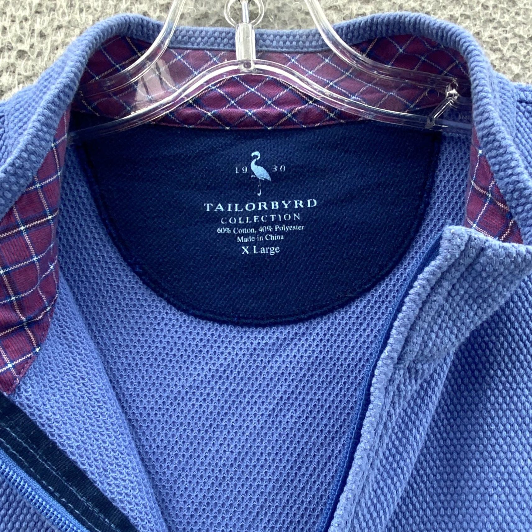 Tailorbyrd Taylorbyrd 1/4 Zip Pullover Sweater Men's XL Blue Preppy Golf Academia Corp Sweatshirt Zipper Size US XL / EU 56 / 4 - 4 Thumbnail
