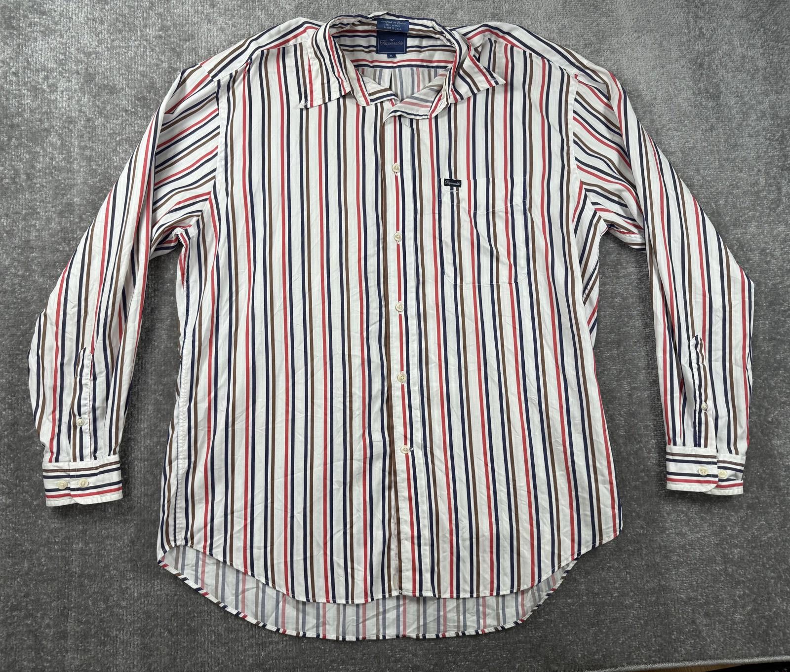 Faconnable Facconable Mens Shirt with Pocket Designed In France Size XL Size US XL / EU 56 / 4 - 2 Thumbnail