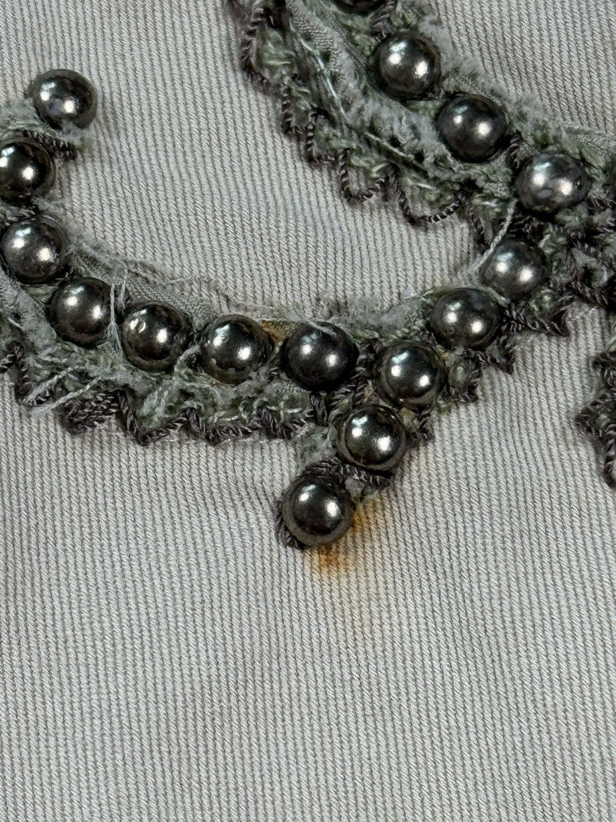 Mason's Masons embroidery metal rivets vintage cargo pockets pants Size US 32 / EU 48 - 11 Thumbnail
