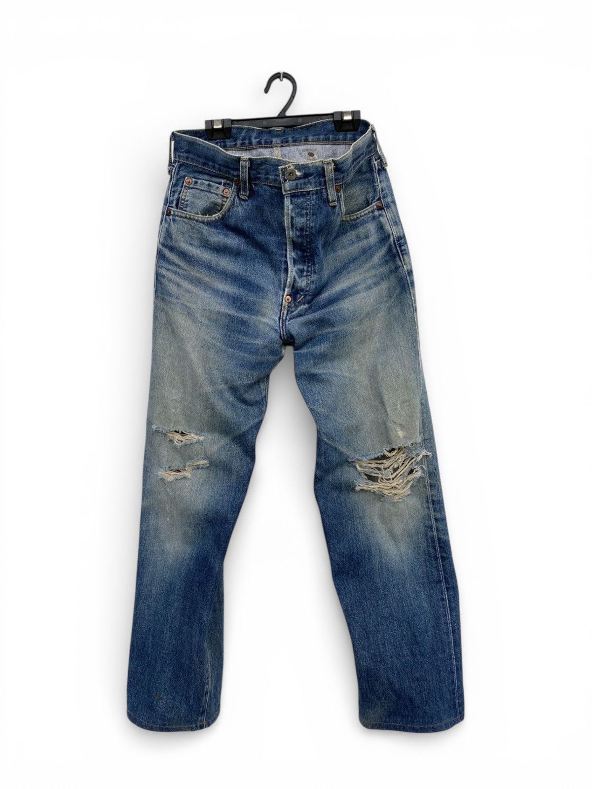 Levi's 🔥Vintage 80s Levi’s Distress Denime Size US 30 / EU 46 - 1 Thumbnail