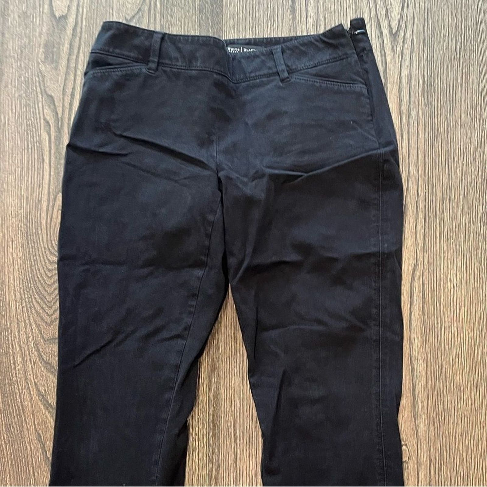 White House Black Market White House Black Market Slim Leg Black Mid Rise Jeans Size 25" / US 0 / IT 36 - 3 Thumbnail