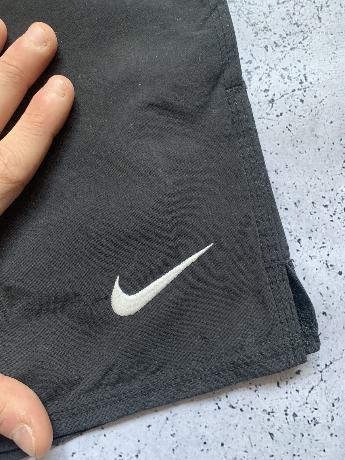 Nike × Vintage Vintage Nike Drill Shorts Small Swoosh 90s USA Size US 36 / EU 52 - 3 Thumbnail