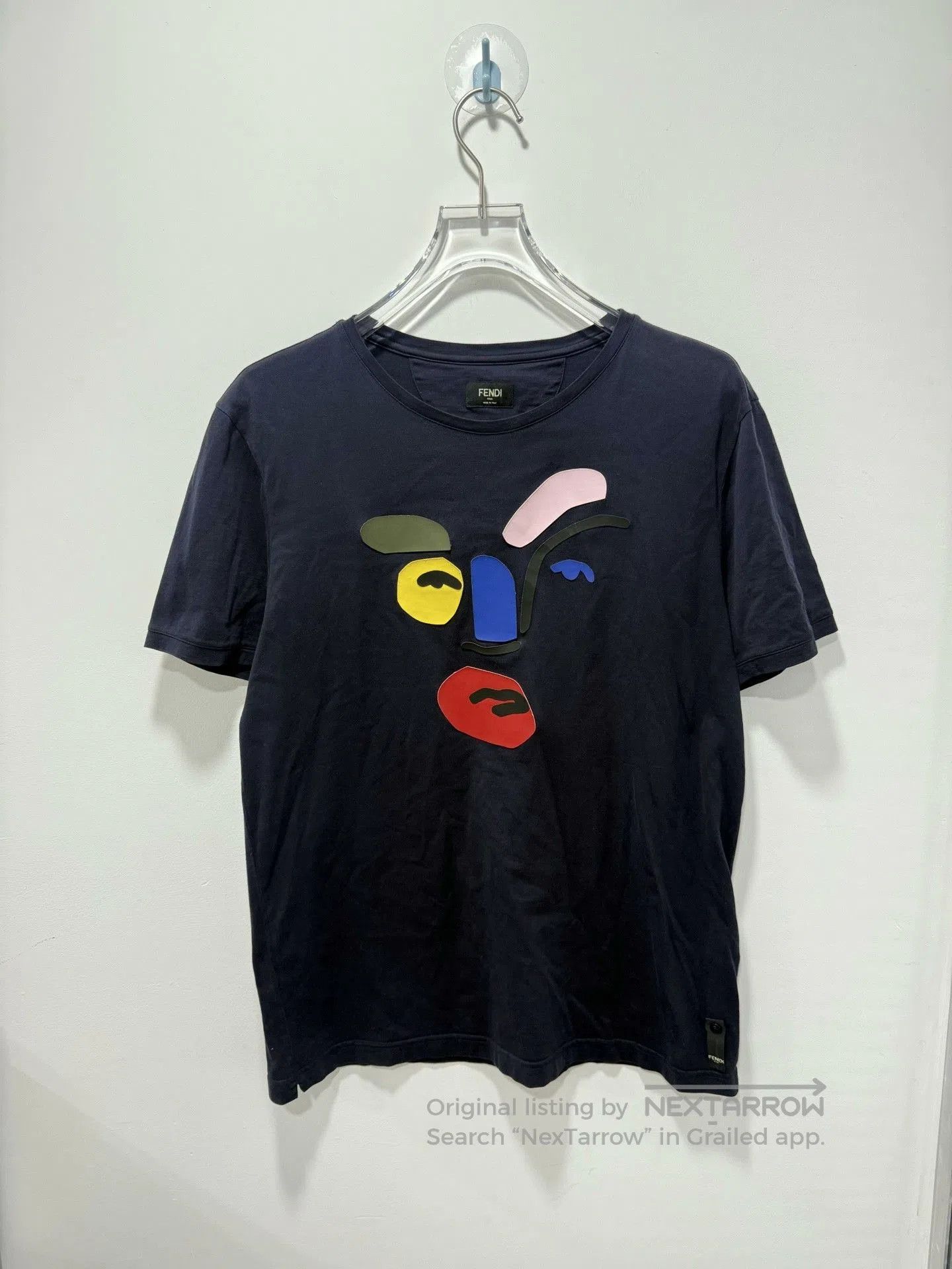 Fendi Fendi Portrait Leather Patch Short. Size US L / EU 52-54 / 3 - 1 Thumbnail