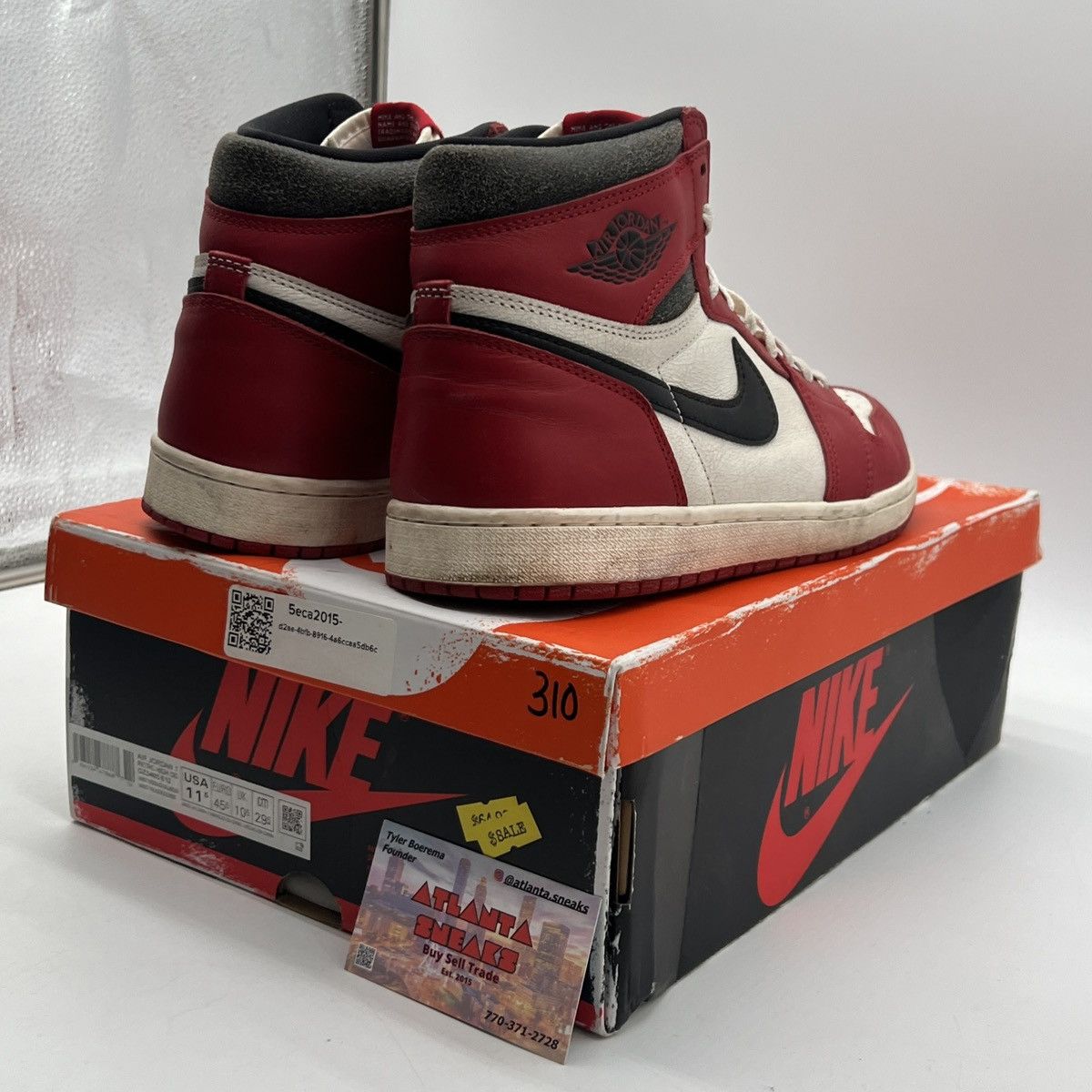 Nike Air Jordan 1 high Chicago lost & found Size US 11.5 / EU 44-45 - 5 Thumbnail
