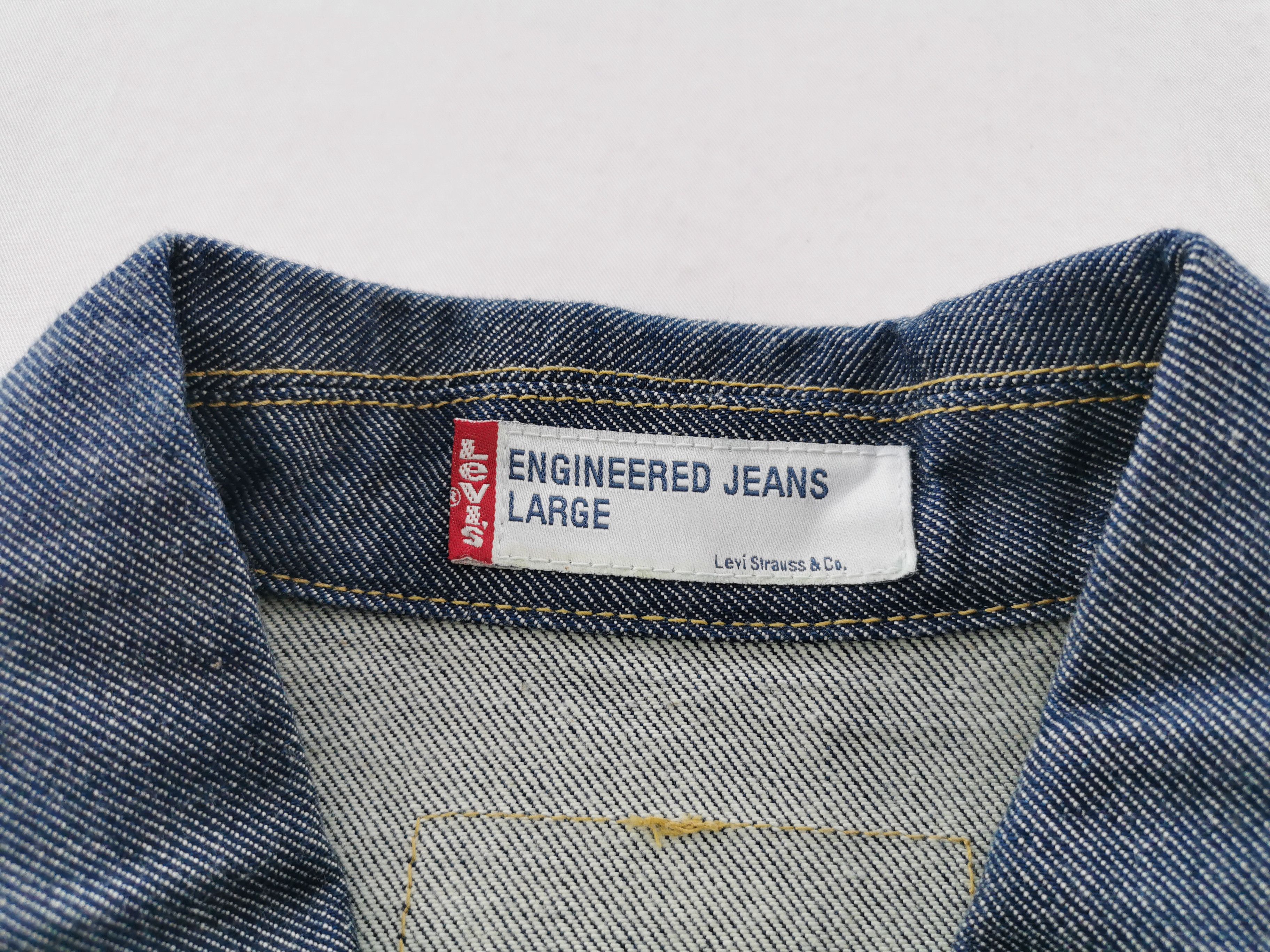 Levi's Vintage 90s Levis Enginereed Denim Jacket Made In Japan Size US M / EU 48-50 / 2 - 5 Thumbnail