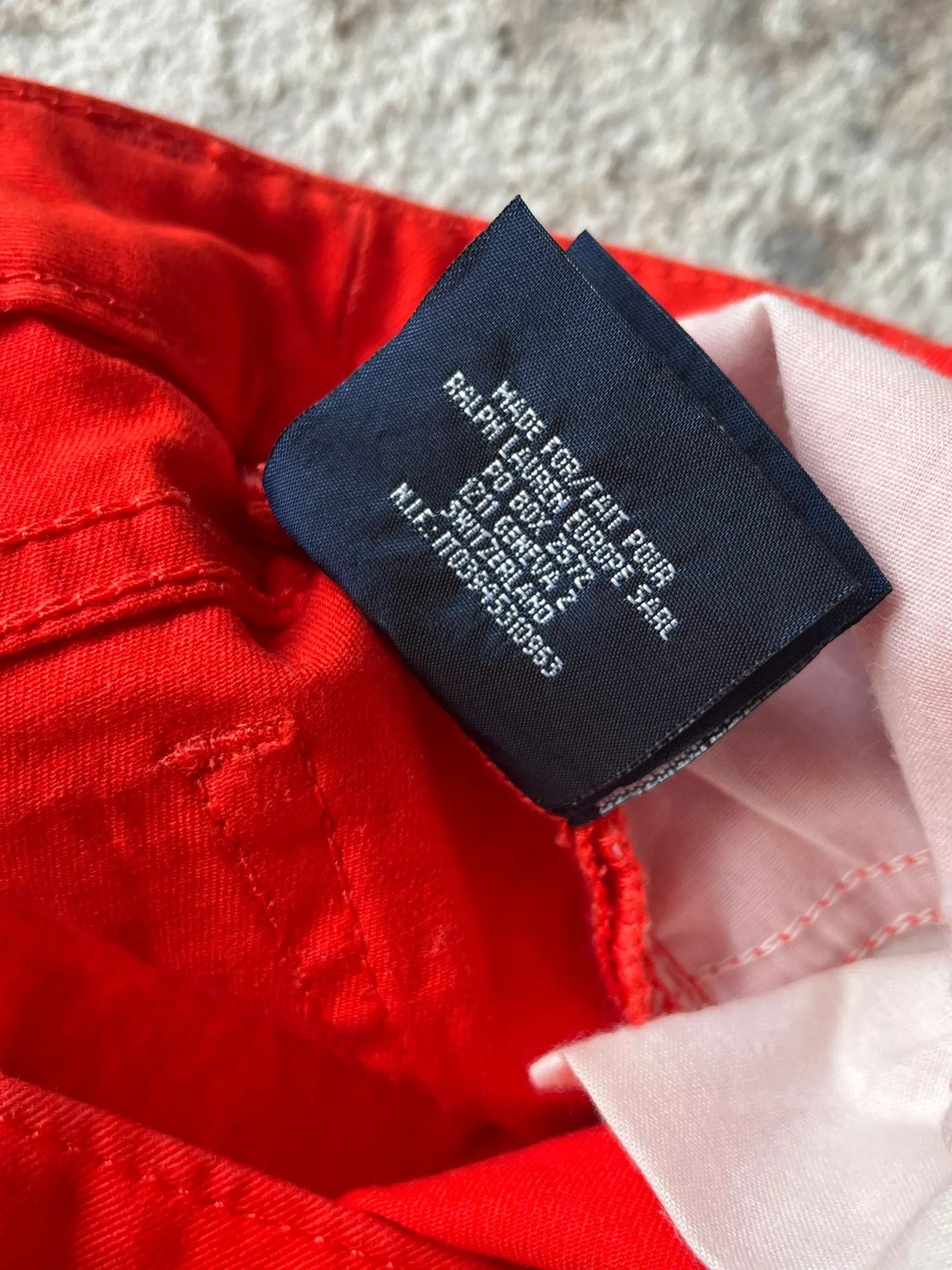 Polo Ralph Lauren Polo Ralph Lauren Bowery Skinny Sz 16 / XS Red Jeans Size 24" / US 00 / IT 34 - 8 Thumbnail