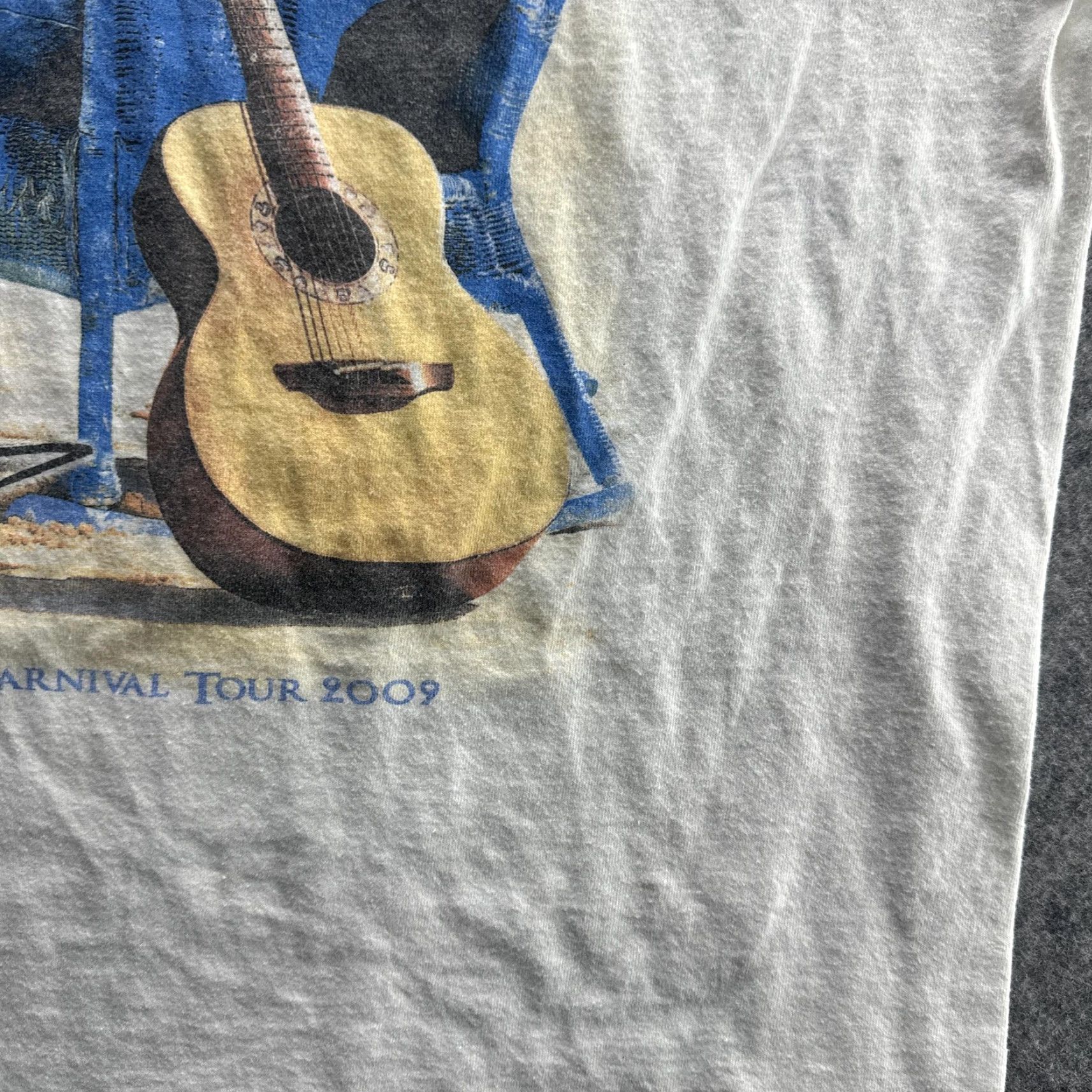 Hanes Kenny Chesney Corona Extra Concert T-Shirt Mens Large White Graphic 2009 Sun City Carnival Tour Size US L / EU 52-54 / 3 - 7 Thumbnail