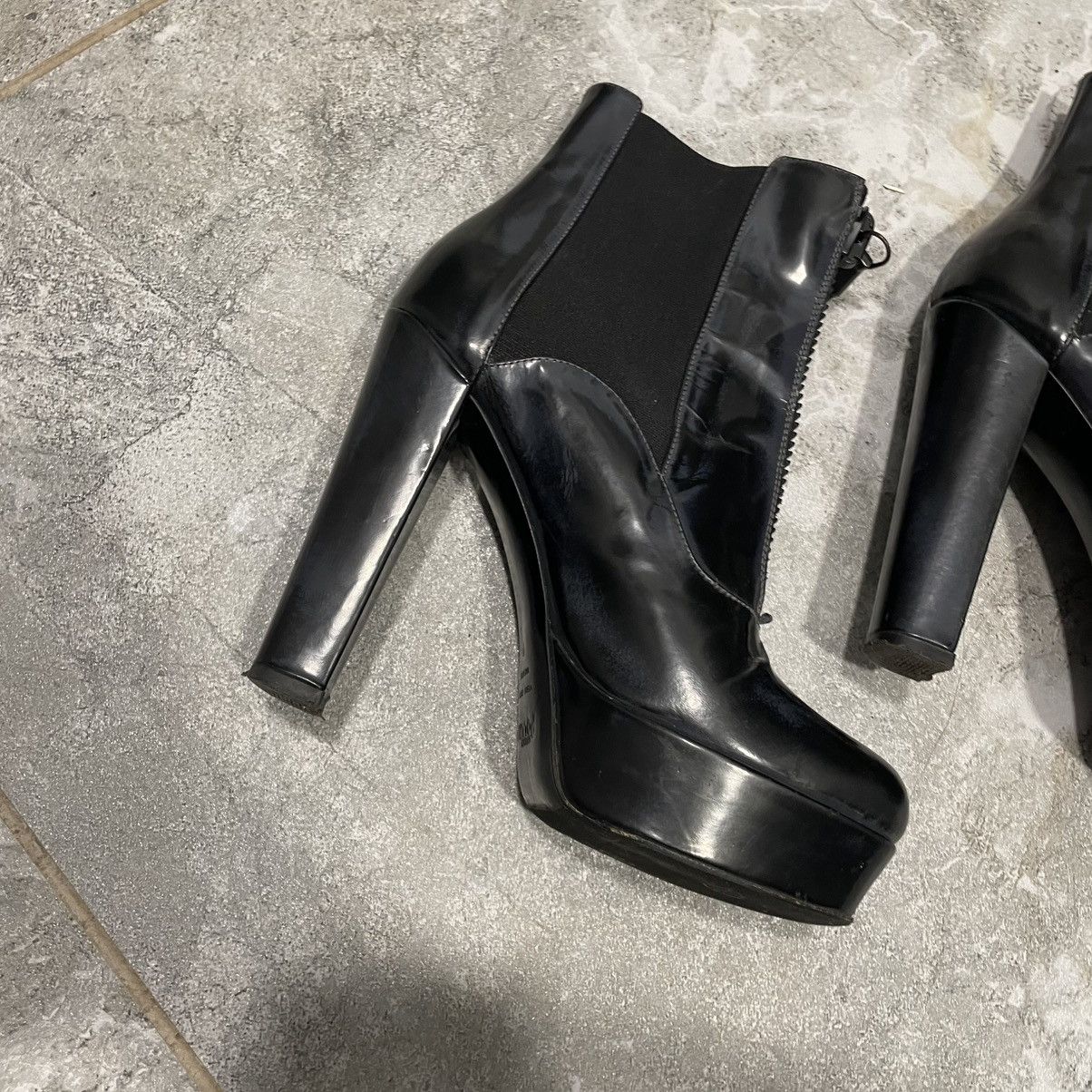 Le Grande Bleu (L.G.B.) × Vintage 38 Rock High Top 00s Boots Avant Garde Platfrom heels emo Size US 8 / IT 38 - 4 Thumbnail