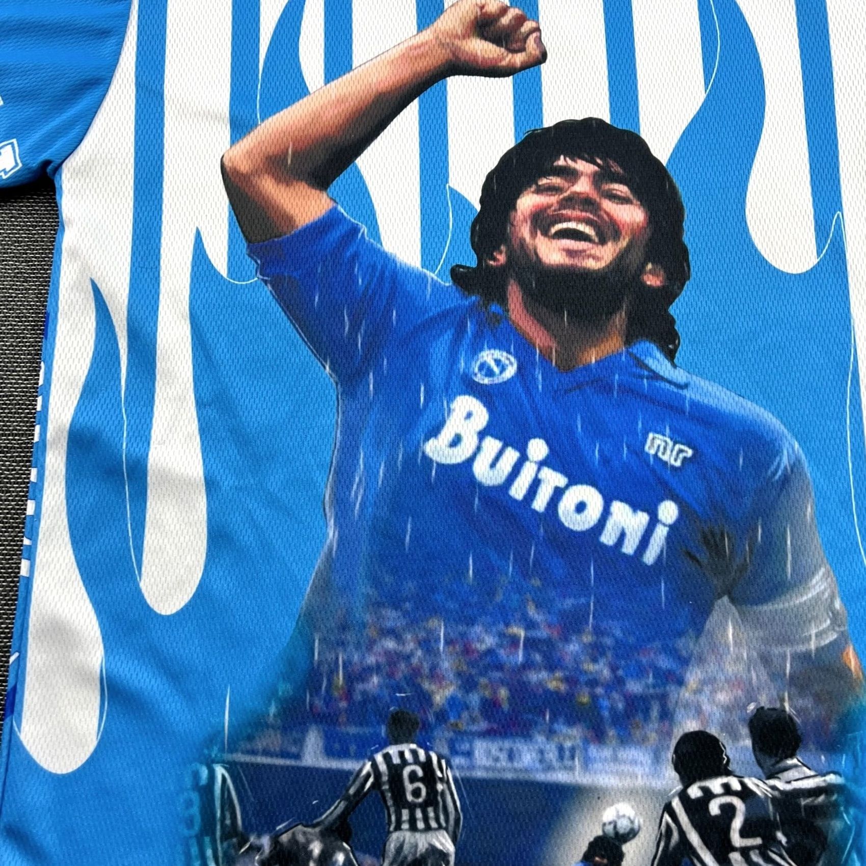 Gloverall VINTAGE Diego Maradona Napoli Football Shirt Jersey Men Small All Over Print Size US S / EU 44-46 / 1 - 6 Thumbnail