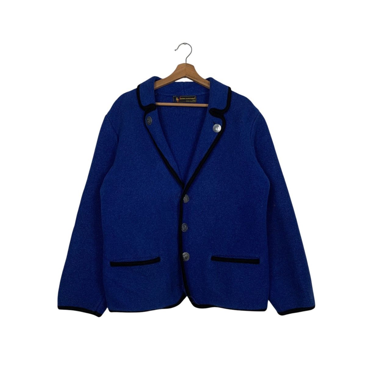Vintage Vintage 90s KITZ PICHLER Tyrolean Wool Jacket #2686-C120 Size US L / EU 52-54 / 3 - 1 Thumbnail