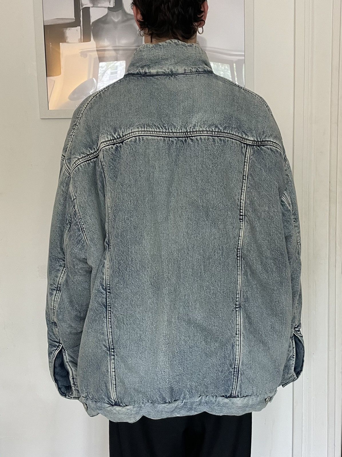 Balenciaga Balenciaga Puffer jean jacket Size US L / EU 52-54 / 3 - 4 Thumbnail