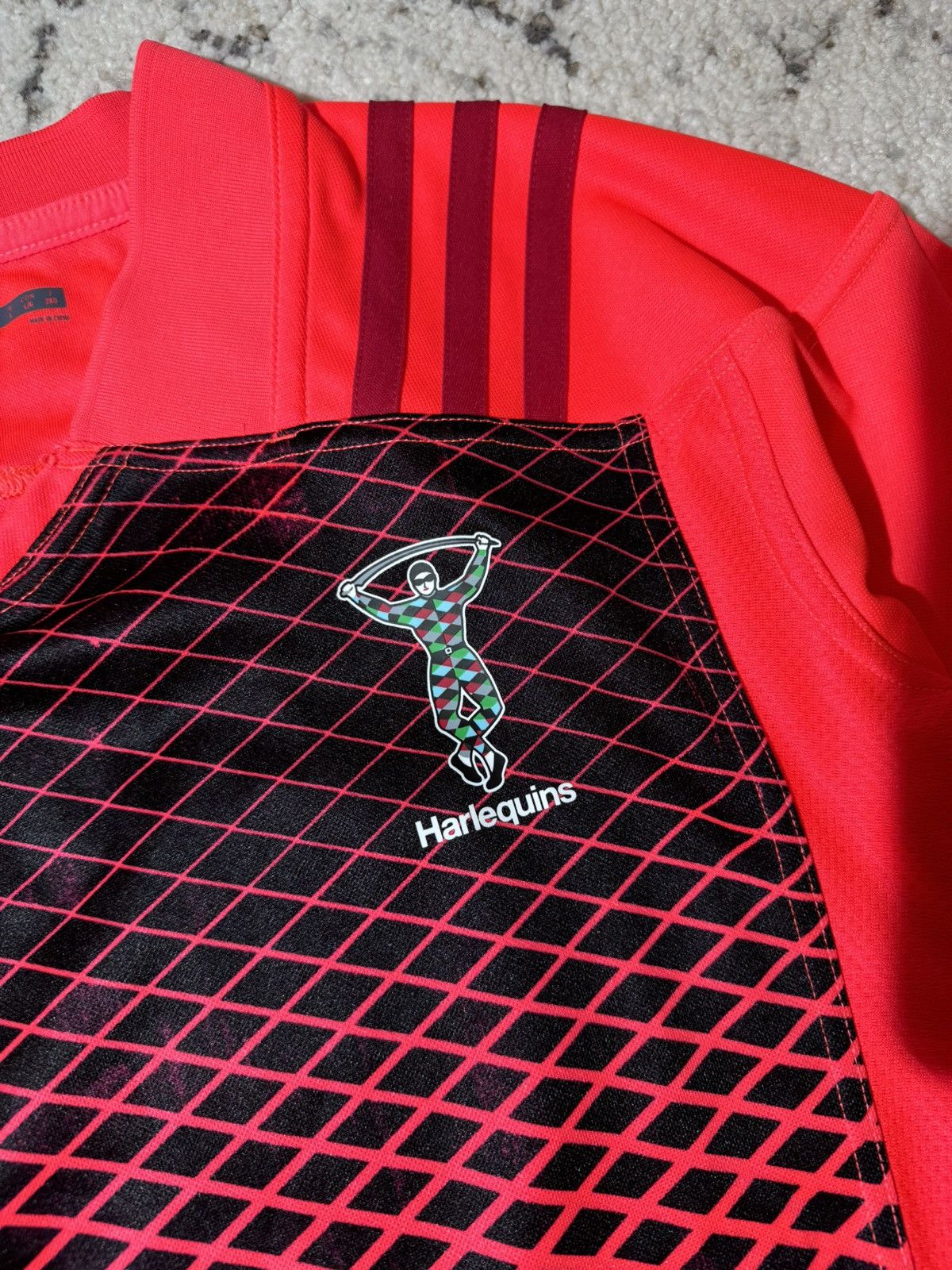 Adidas × Vintage 2017/18 Maillot Adidas Harlequins Rugby Taille Jersey Large Size US L / EU 52-54 / 3 - 5 Thumbnail