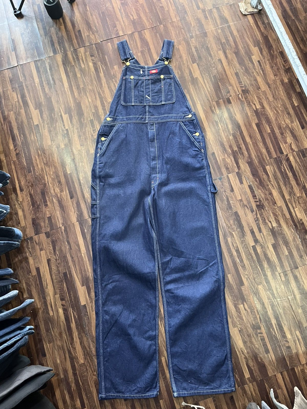 Dickies × Vintage Overall Dickies Blue jeans Size US 36 / EU 52 - 2 Thumbnail