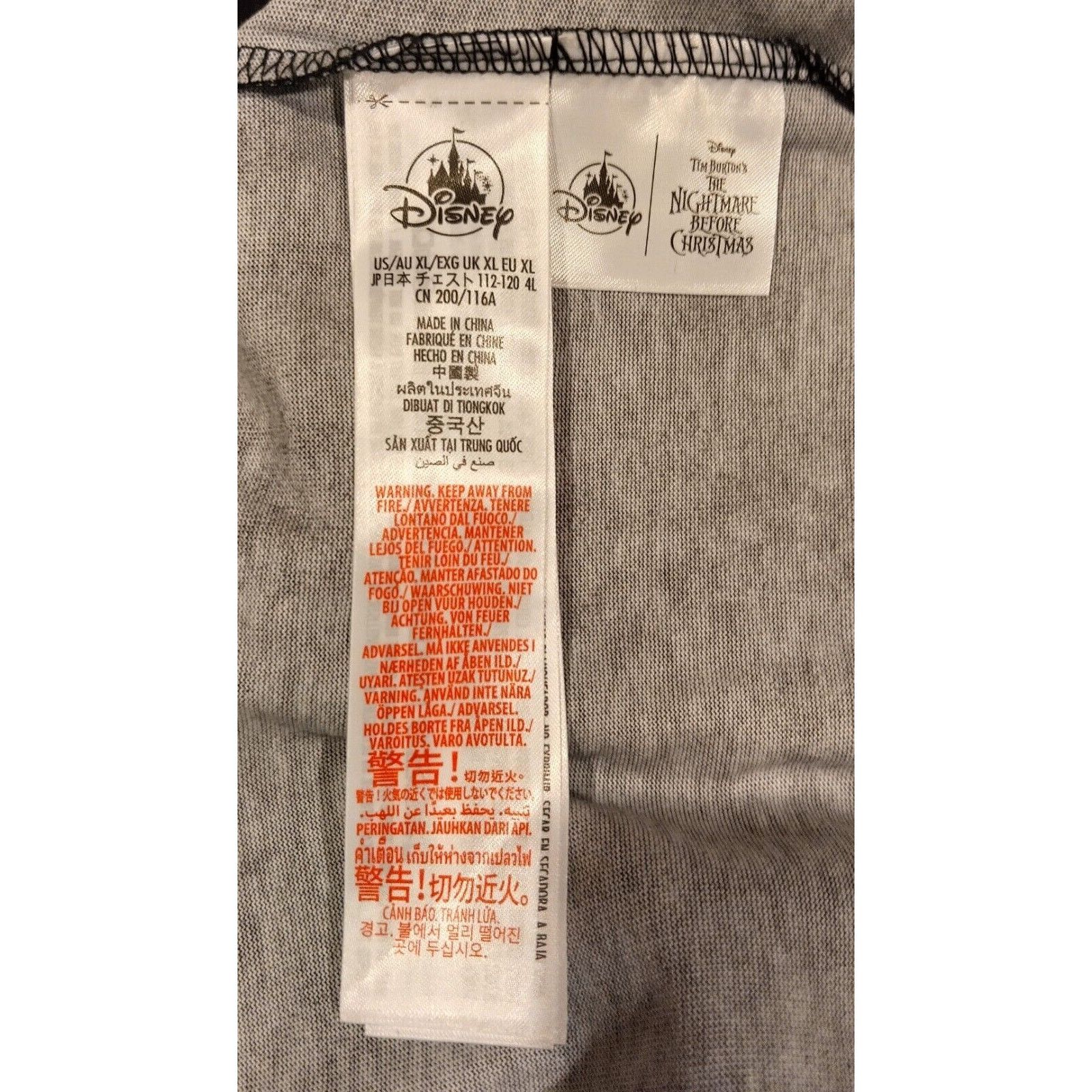 Disney NWT! Disney Nightmare Before Christmas Jack Skellington, XL Size US XL / EU 56 / 4 - 4 Thumbnail