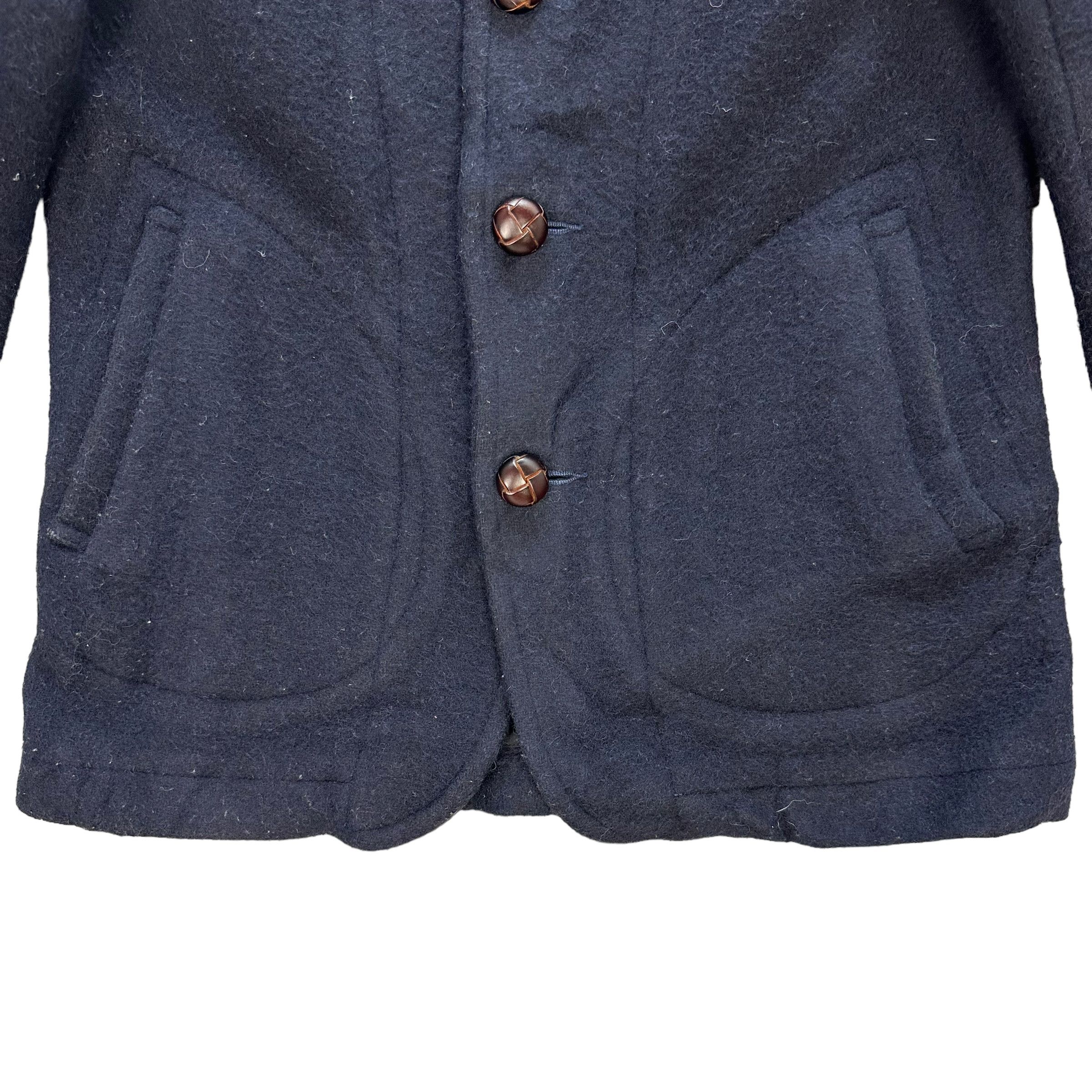Danton Danton Wool Coat Jacket #A2-0047 Size XS / US 0-2 / IT 36-38 - 4 Thumbnail