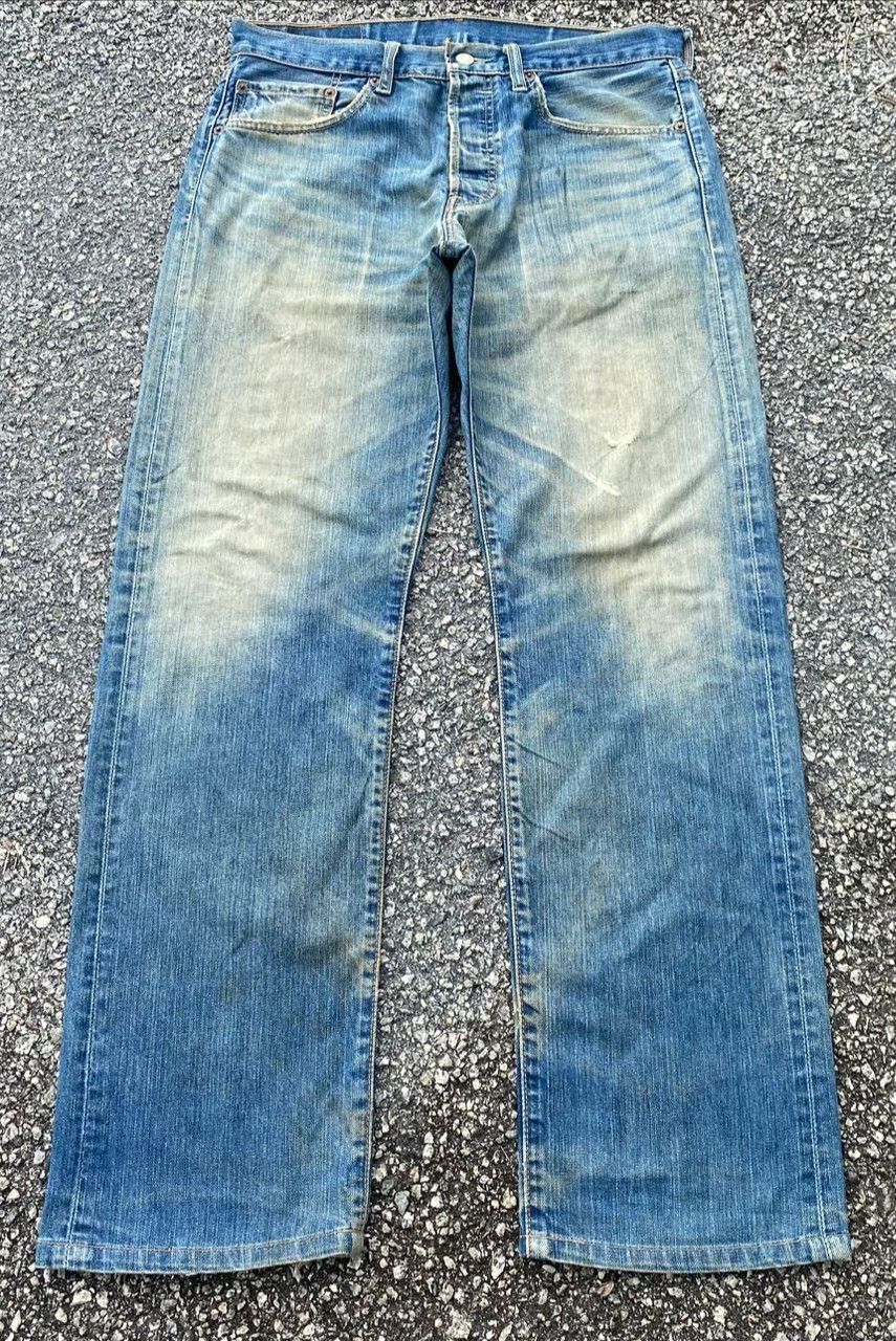 Levi's Vintage Levis 501 Distressed Denim Kurt Cobain Style Size US 32 / EU 48 - 1 Thumbnail