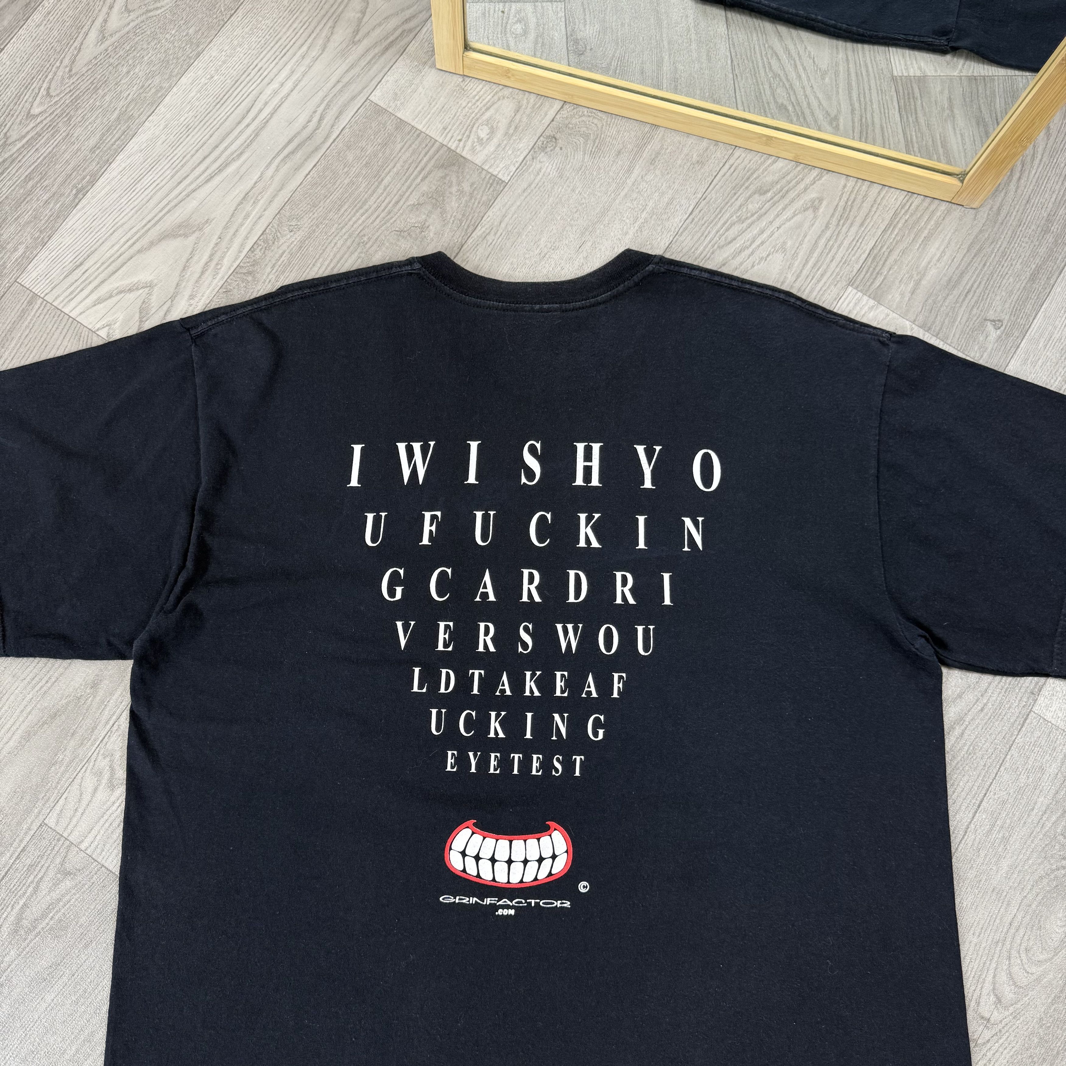 Vintage Vintage Grinfactor 00s Graphic Hook-Ups Style Tee Shirt Size US XL / EU 56 / 4 - 7 Thumbnail