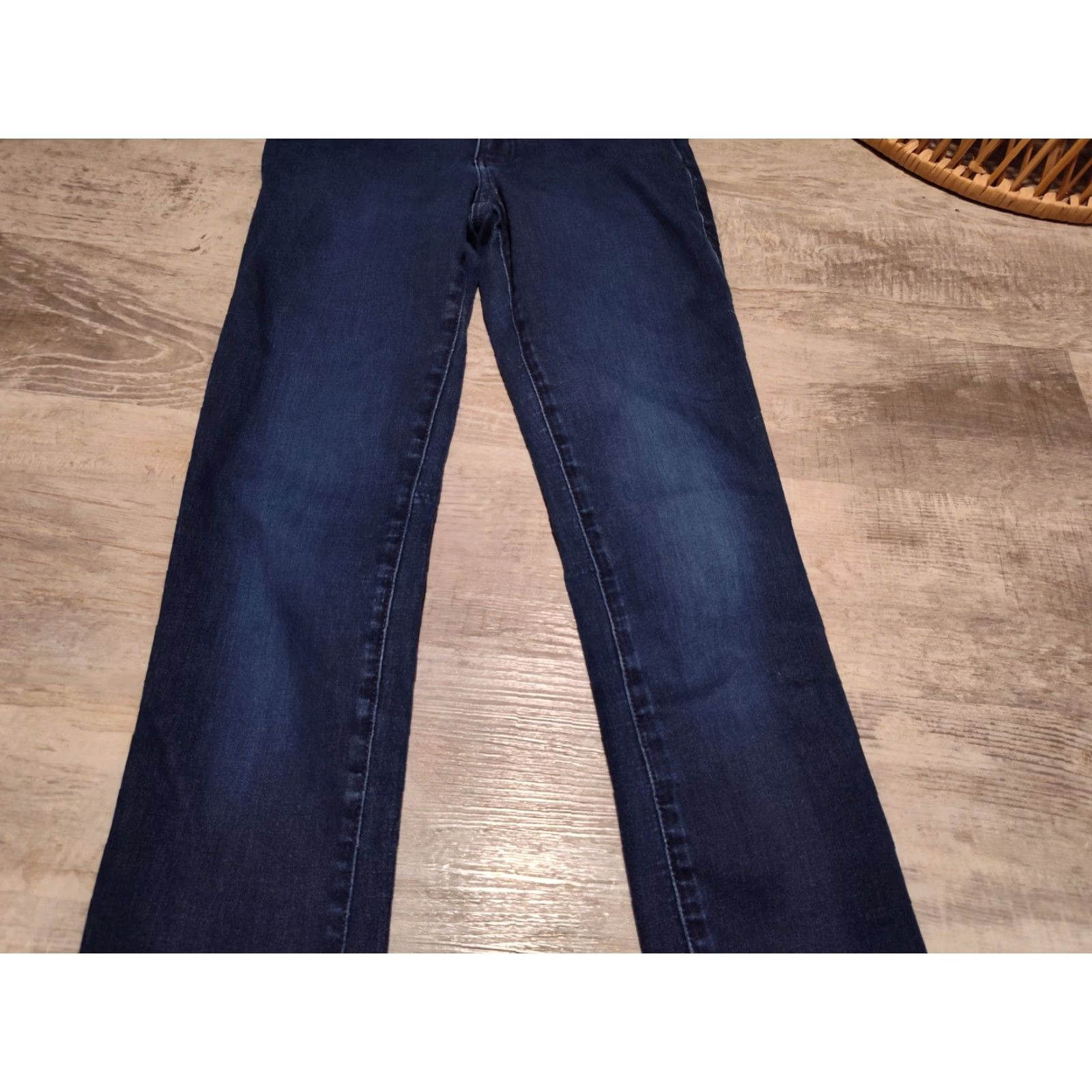 Vintage KUHL Womens Jeans Skinny Stretch 4 Low Rise 29 Inseam Blue Indigo Dye Outdoor Spring Fall EUC Size 27" / US 4 / IT 40 - 4 Thumbnail