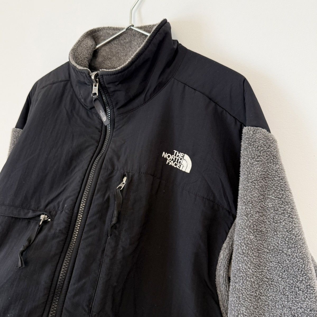The North Face Vintage The North Face Denali Fleece Zip Up Jacket Grey Size US XL / EU 56 / 4 - 4 Thumbnail