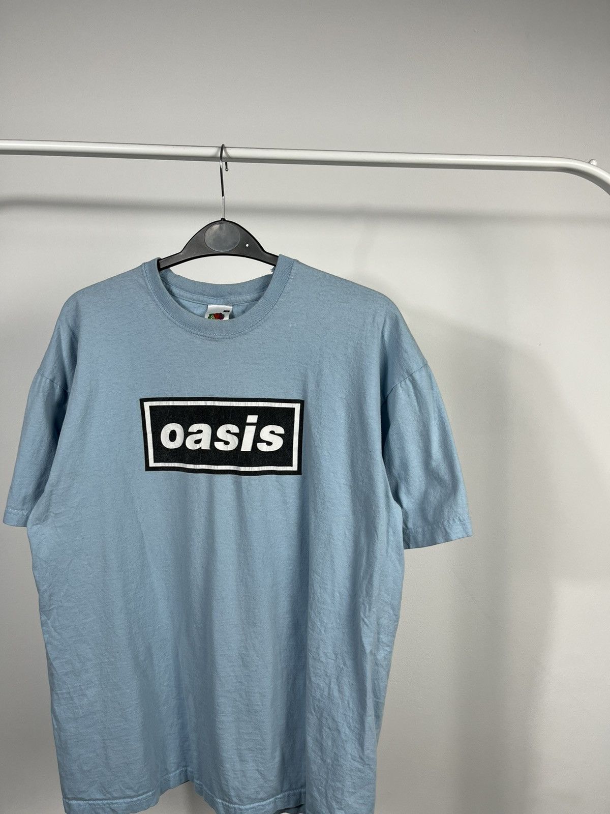 Other Oasis Band Logo T Shirt Blue Fruit of the Loom Size M Size US M / EU 48-50 / 2 - 2 Thumbnail