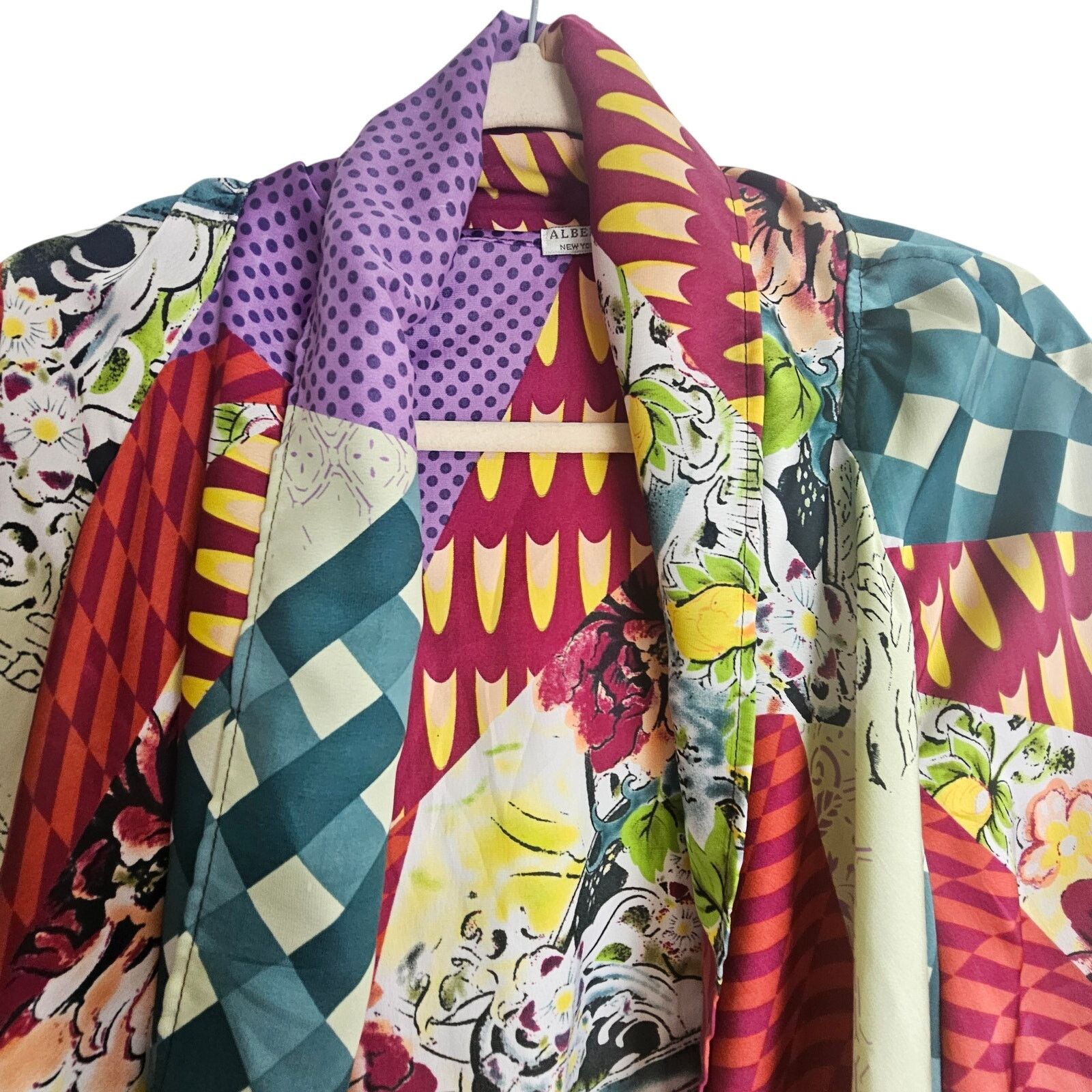 Alberto Vintage Alberto Makali Crop Kimono M Artsy Whimsical Boho Size M / US 6-8 / IT 42-44 - 2 Thumbnail