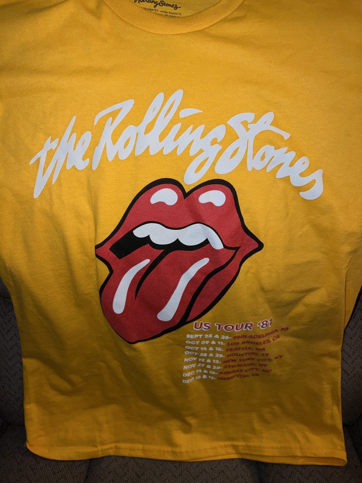 The Rolling Stones The Rolling Stones US Tour ‘81 Tee Size US M / EU 48-50 / 2 - 2 Thumbnail