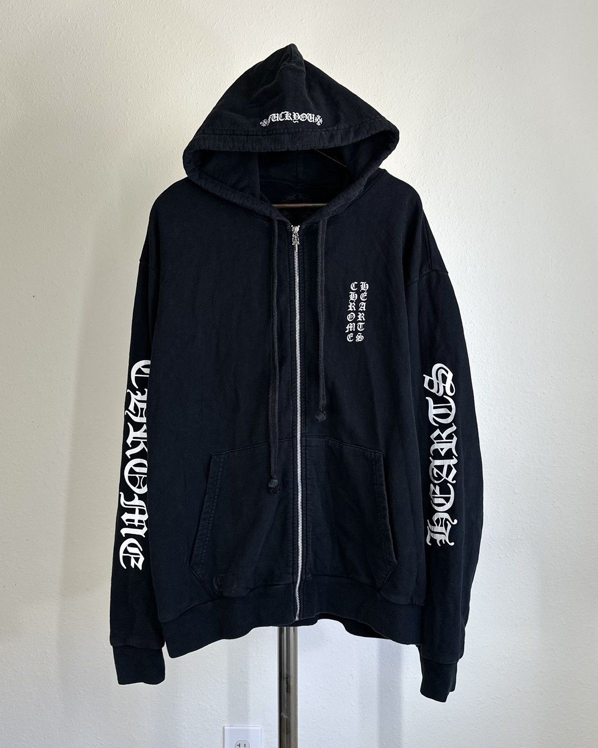 Chrome Hearts Chrome Hearts Thermal Thick „Fuck You“ Zip Logo