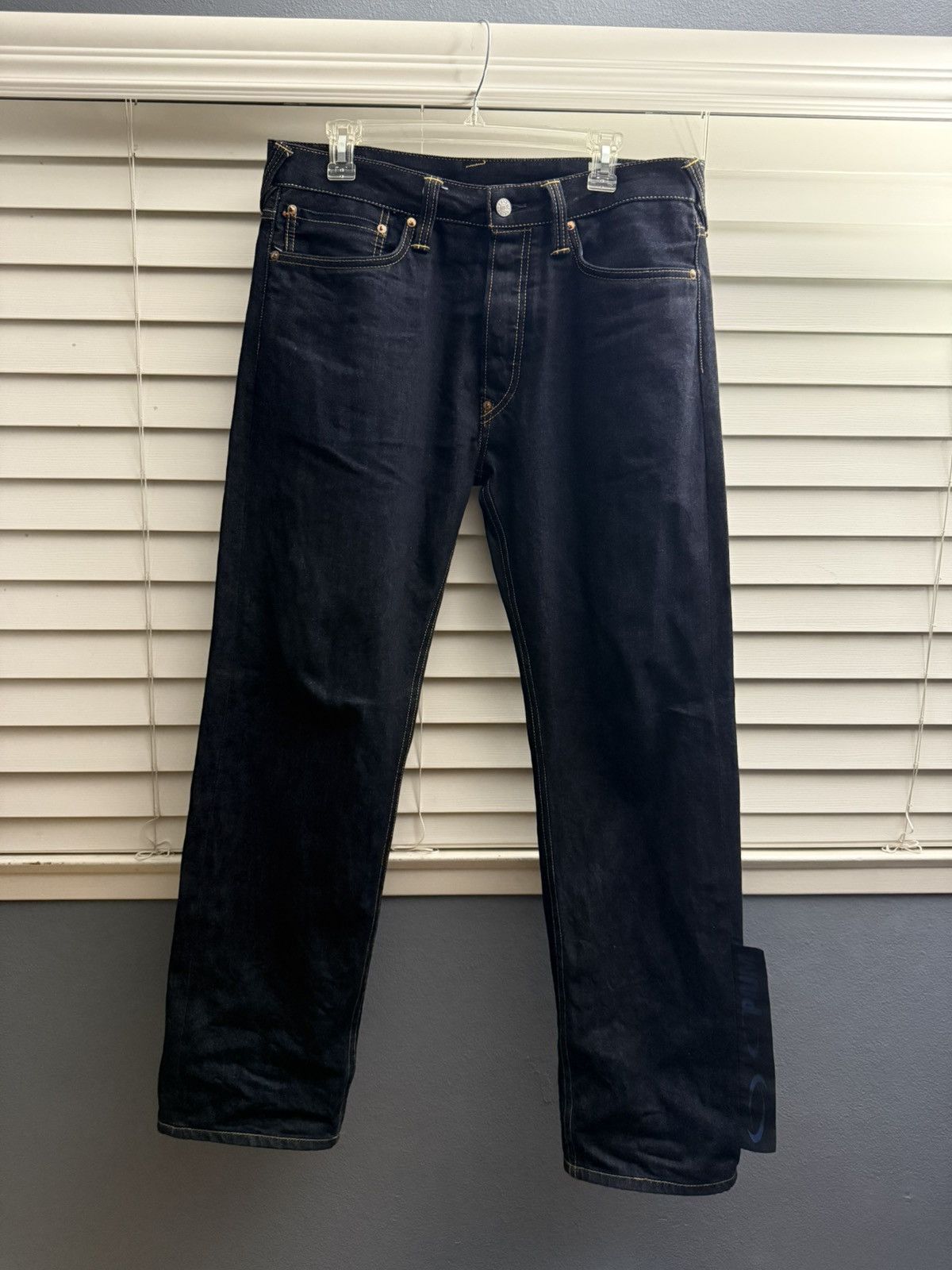 Playboi Carti Evisu x Opium ComplexCon Exclusive Japan Raw Denim Size US 33 - 2 Thumbnail
