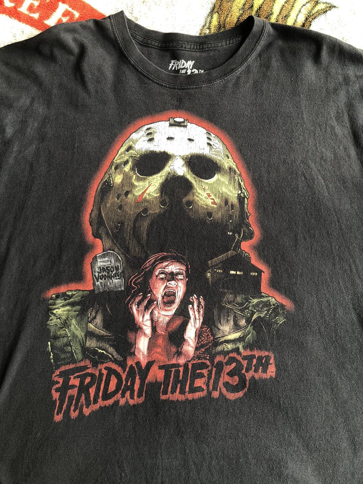 Expert Horror Vintage Friday The 13th Movie Jason Voorhess Long Sleeve Tee Size US XL / EU 56 / 4 - 10 Thumbnail