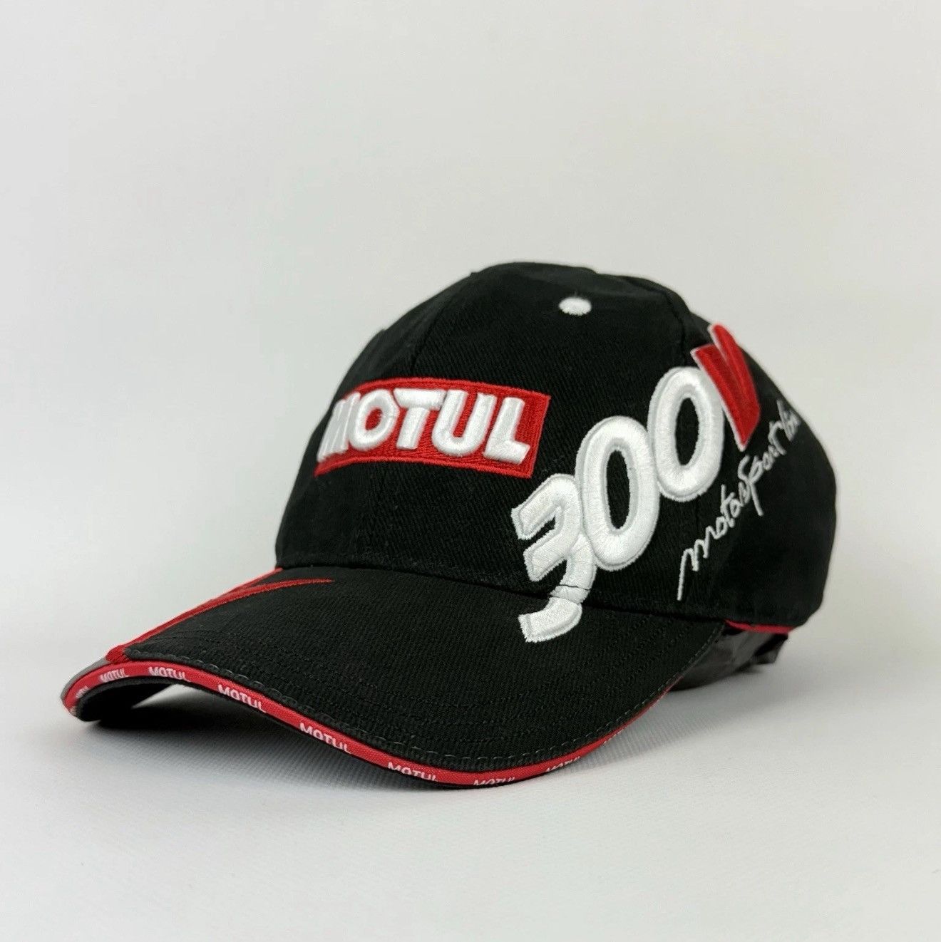Vintage Motul 300V Motorsport Line Baseball Hat Cap Black Top Racing Size ONE SIZE - 2 Thumbnail