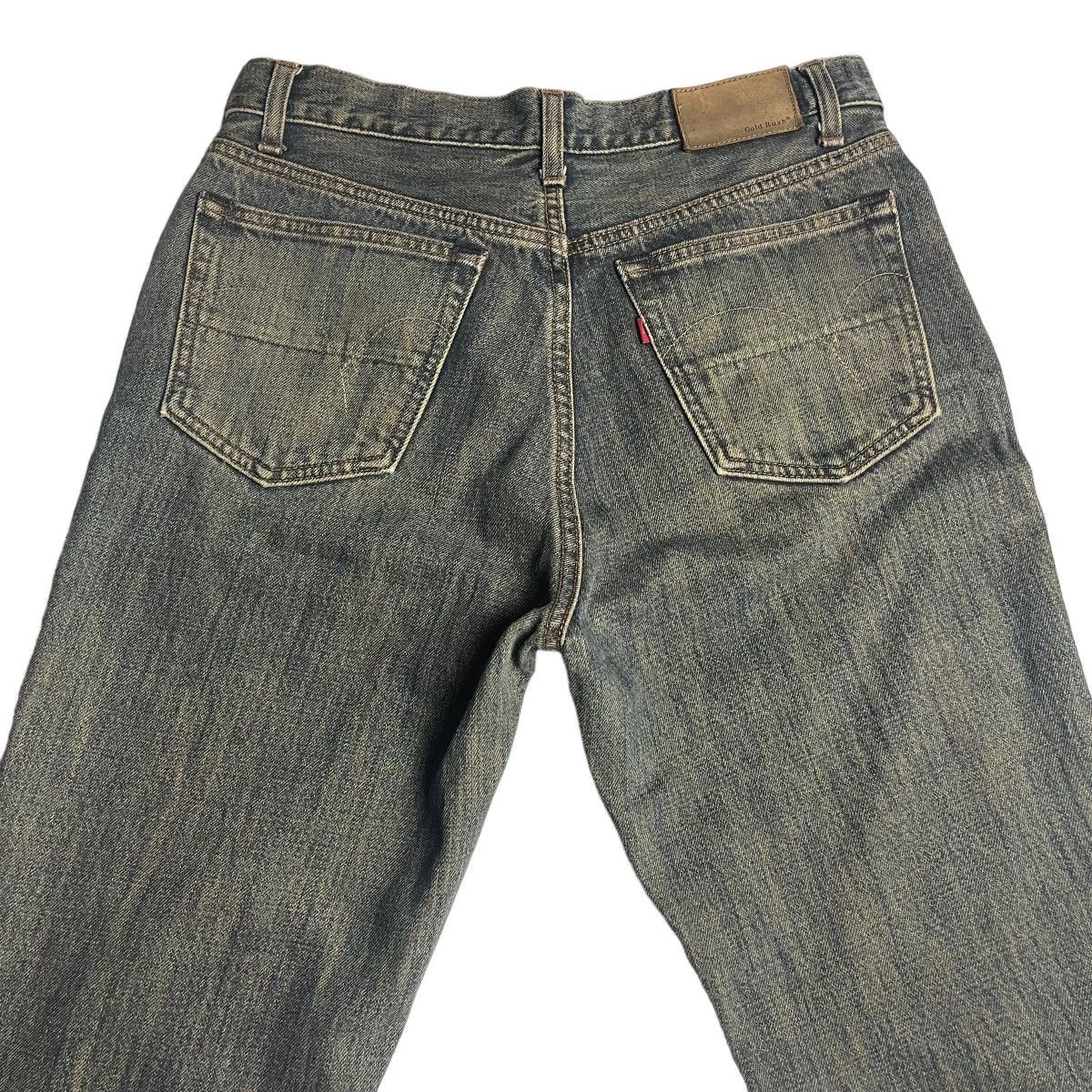 If Six Was Nine 🇯🇵 VINTAGE GOLD RUSH RUSTY MUD WASHED DENIM PANTS Size US 30 / EU 46 - 10 Thumbnail