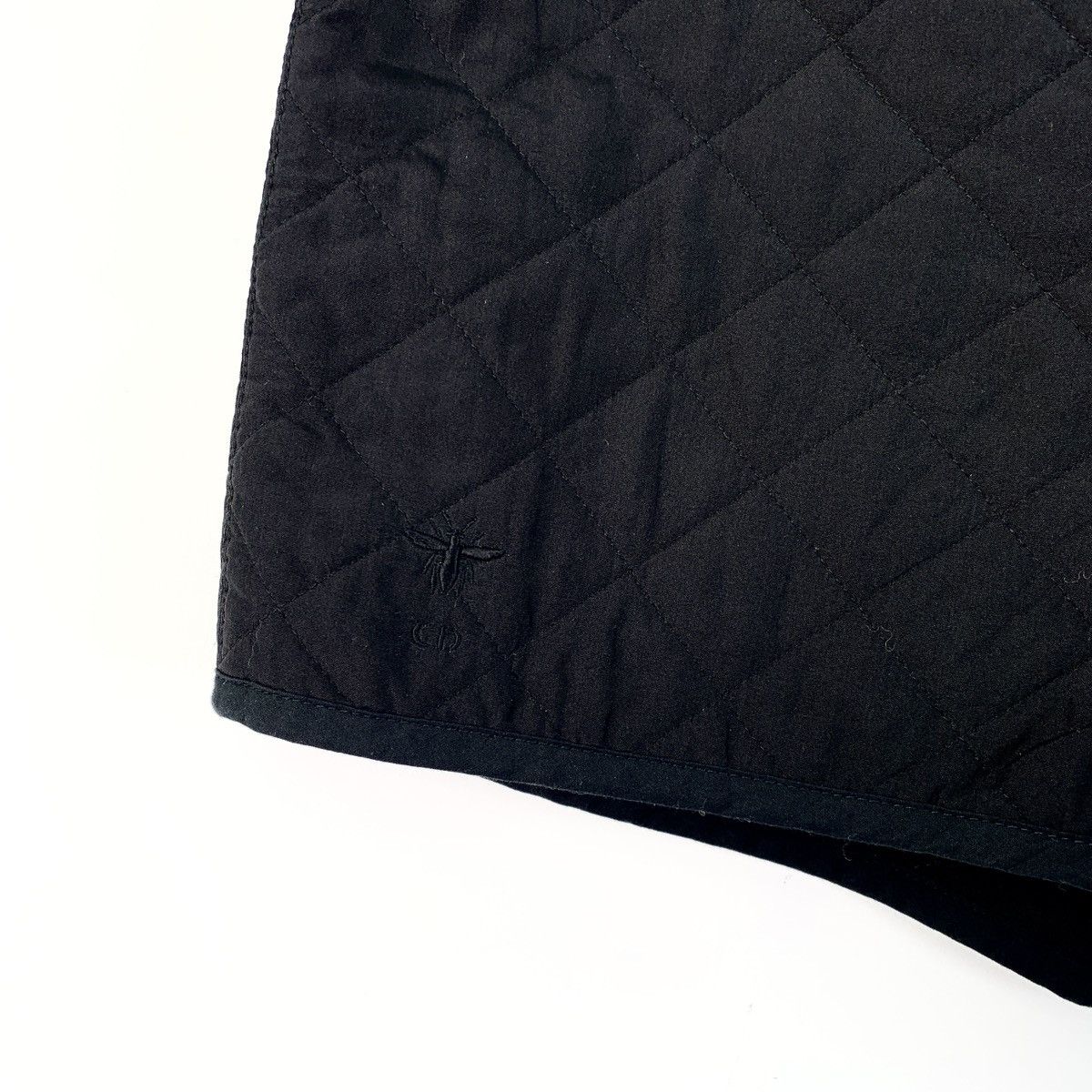 Dior Dior Black Quilted Bee Embroidered Silk Shorts K26WX Size 26" / US 2 / IT 38 - 4 Thumbnail