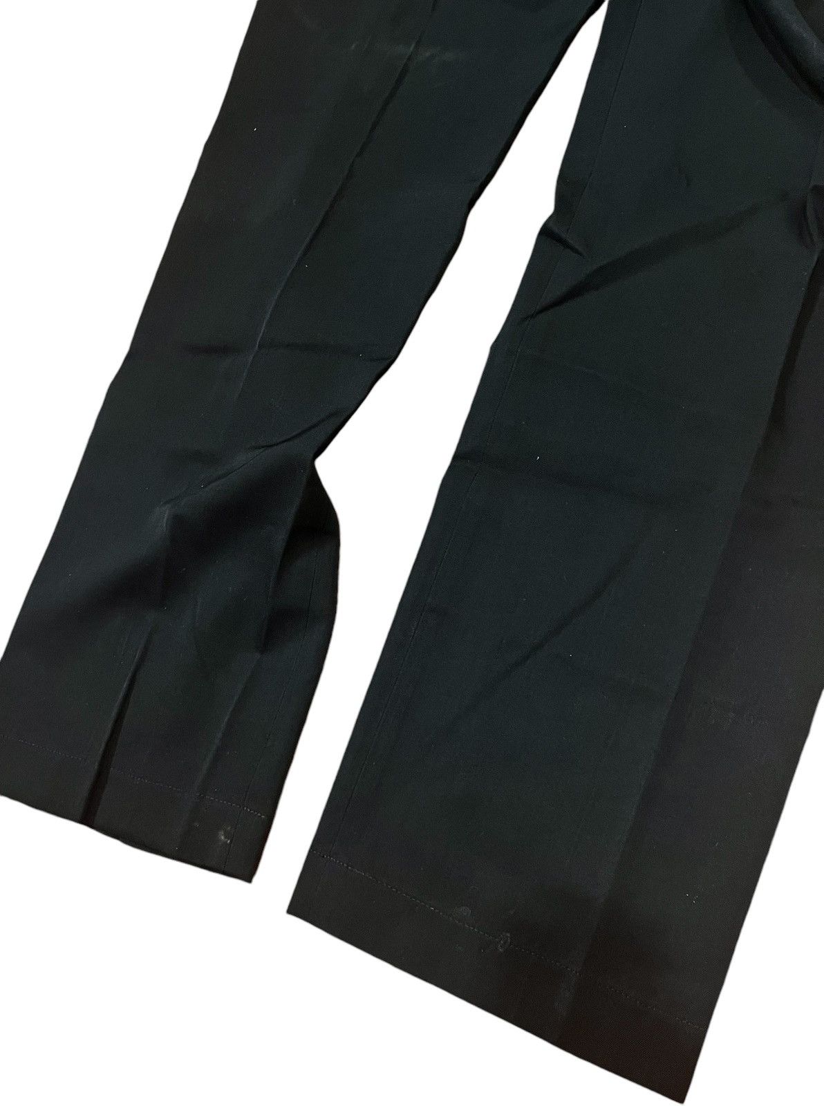 Comme des Garcons Tricot cdg AD2000 wool blend pleated flowy straight trousers Size US 29 - 2 Thumbnail