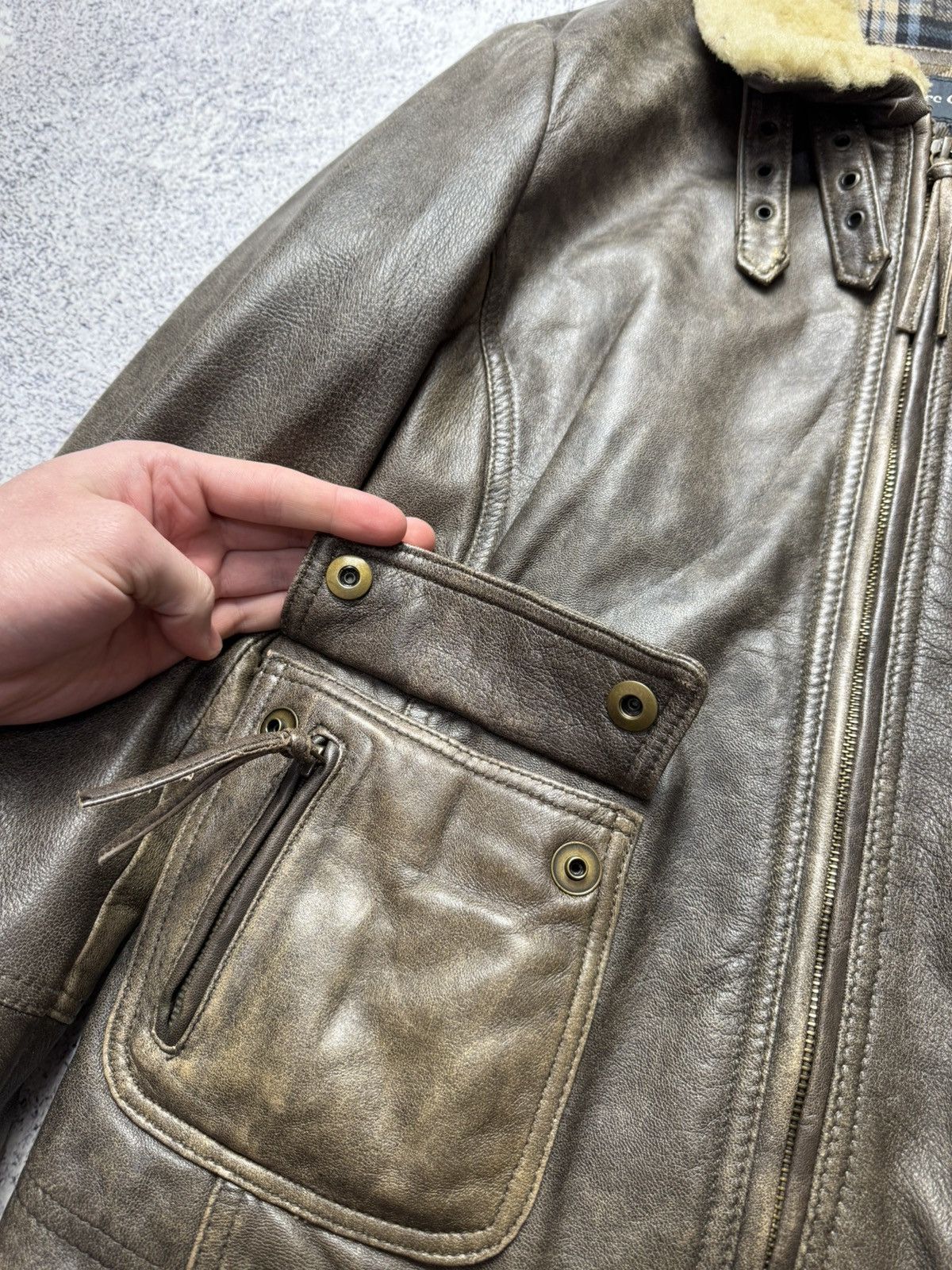 Leather Crazy Vintage Leather Jacket B52 tipe USA Size S / US 4 / IT 40 - 13 Thumbnail