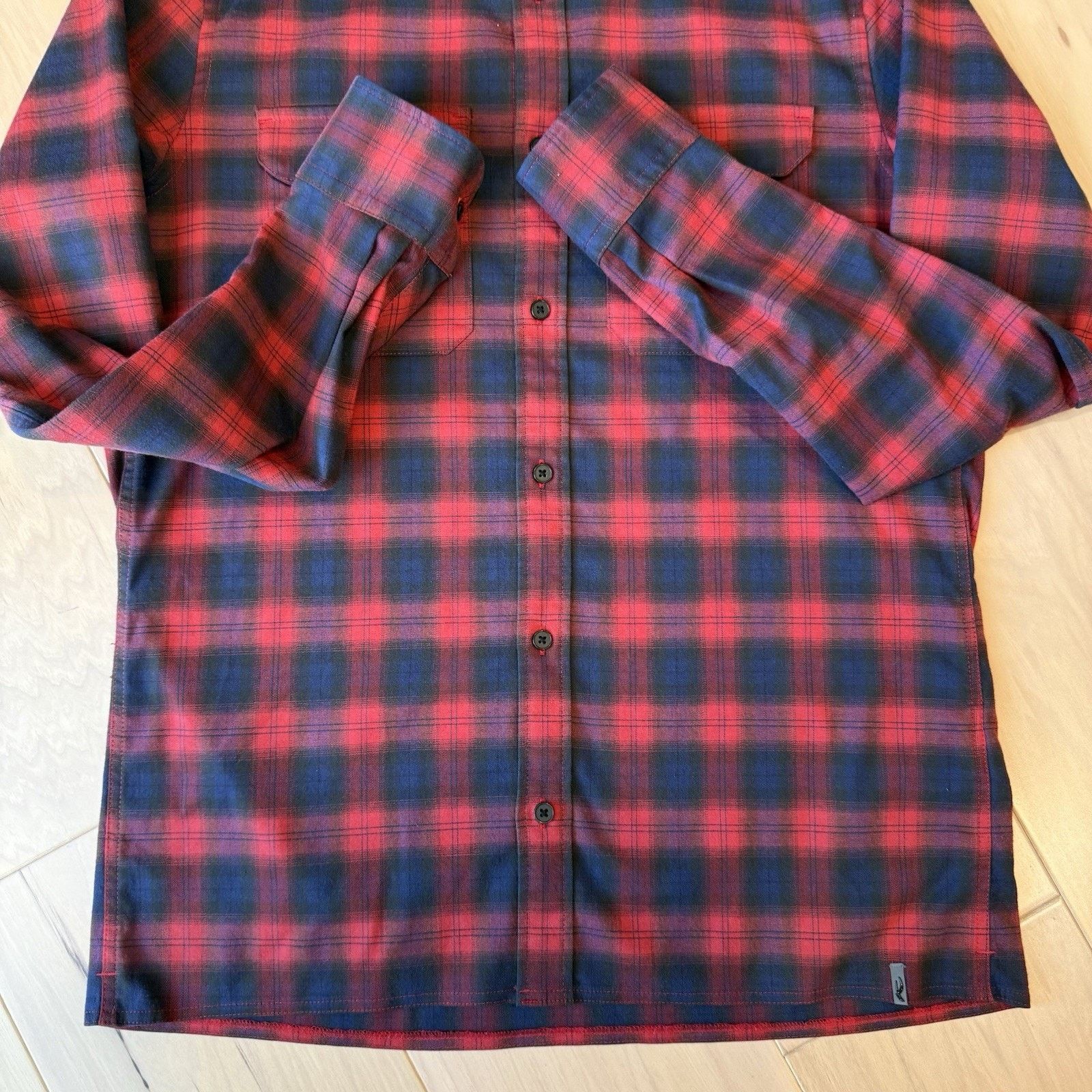 KJUS KJUS Flannel Small Multicolor Red Navy Hiking Outerwear Size US S / EU 44-46 / 1 - 5 Thumbnail