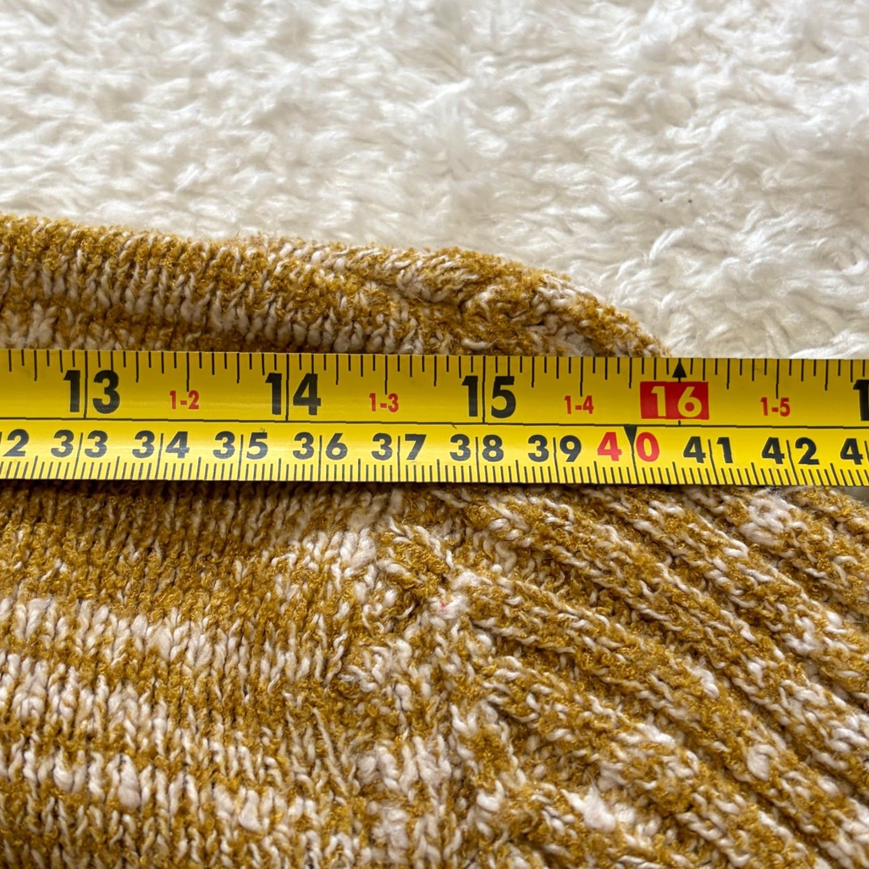 Anthropologie Anthropologie Cardigan Women's M Mustard Marled Open Front Sweater Size M / US 6-8 / IT 42-44 - 8 Thumbnail