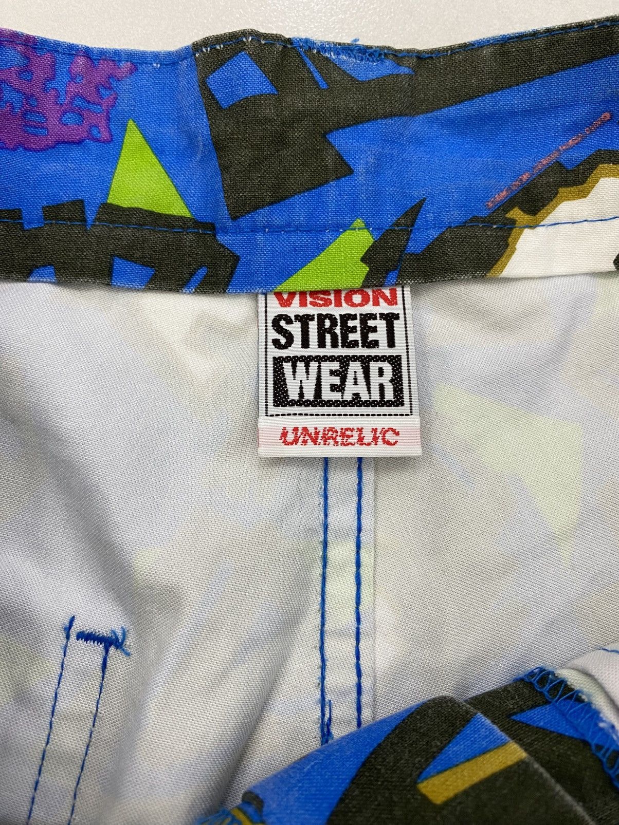 Vintage × Vision Streetwear Vtg Vision Streetwear x Unrelic x Atespexs shorts Size US 32 / EU 48 - 11 Thumbnail