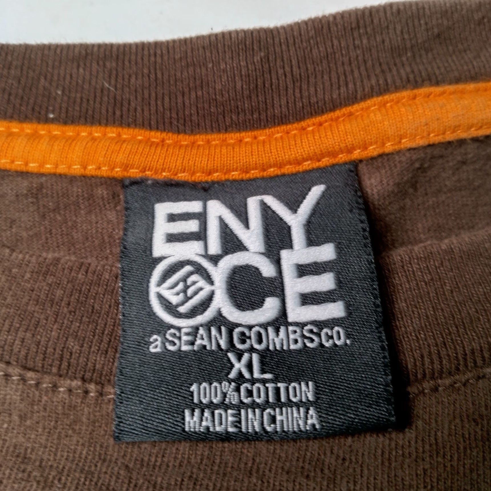 Enyce VINTAGE ENYCE Shirt Men XL Brown Orange Hip Hop Streetwear Graphic Y2K Shirt Mens XL Brown Orange Hip Hop Streetwear Graphic Y2K Size US XL / EU 56 / 4 - 6 Thumbnail