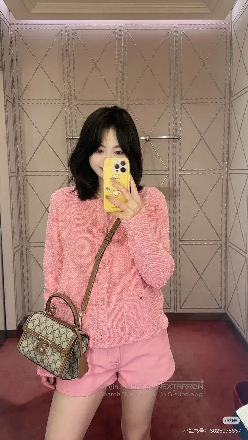 Gucci Gucci Pink Cardigan Coat. Size S / US 4 / IT 40 - 5 Thumbnail